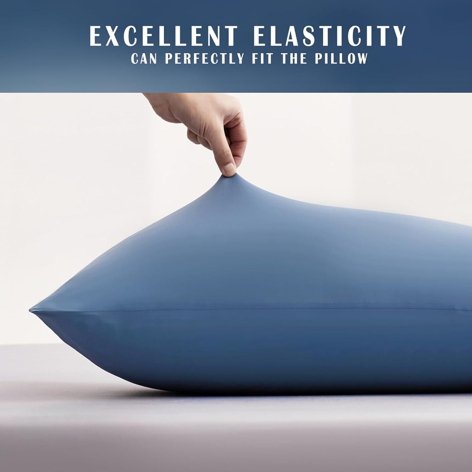 Funda de Almohada TELUS Cooling Estándar 2 Piezas 50.8x66 cm Azul