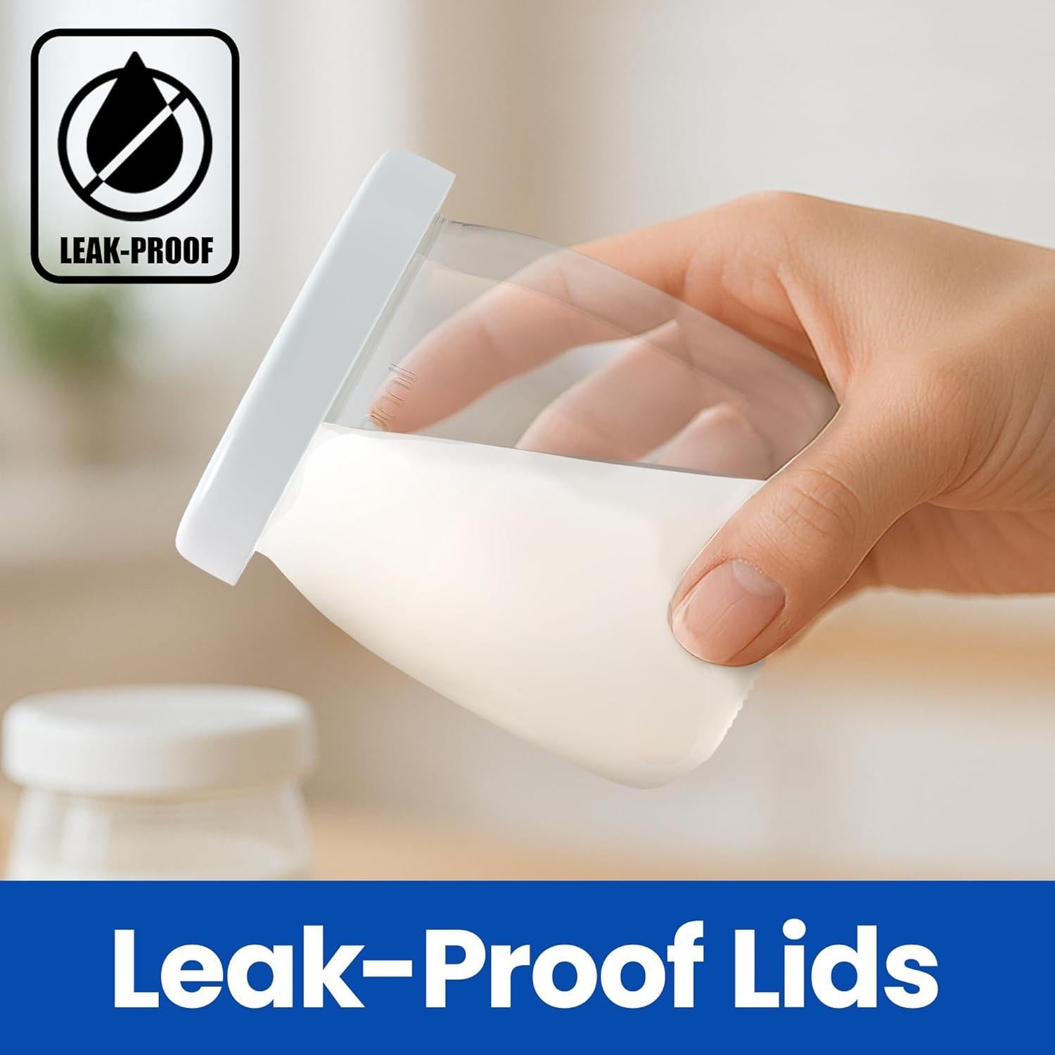 Tarros de Yogur de Vidrio Definitivos - 8 Piezas 170ml Herméticos