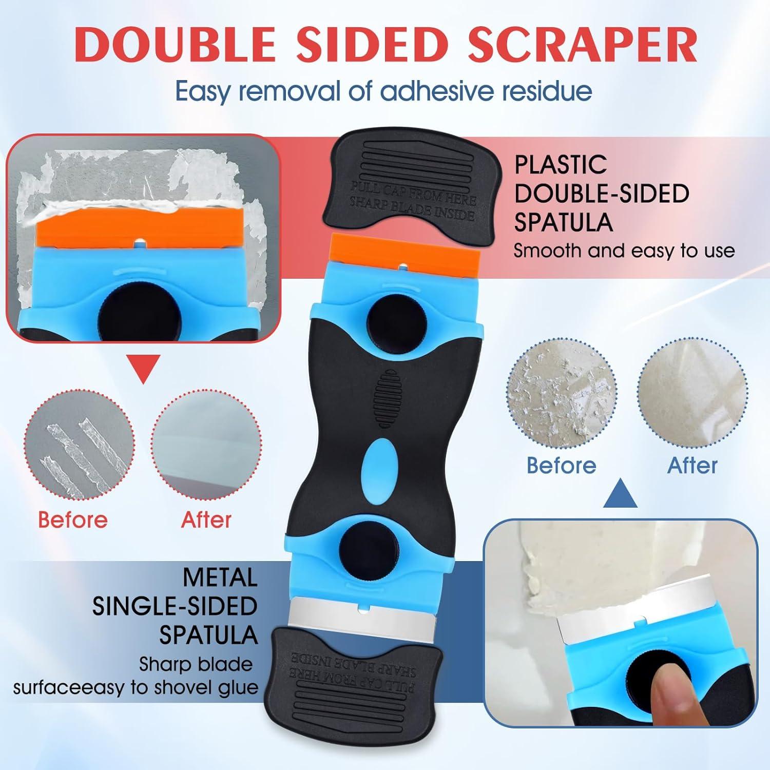 Removedor de Adhesivo Ganbaro 120ml con Raspador de Cuchilla