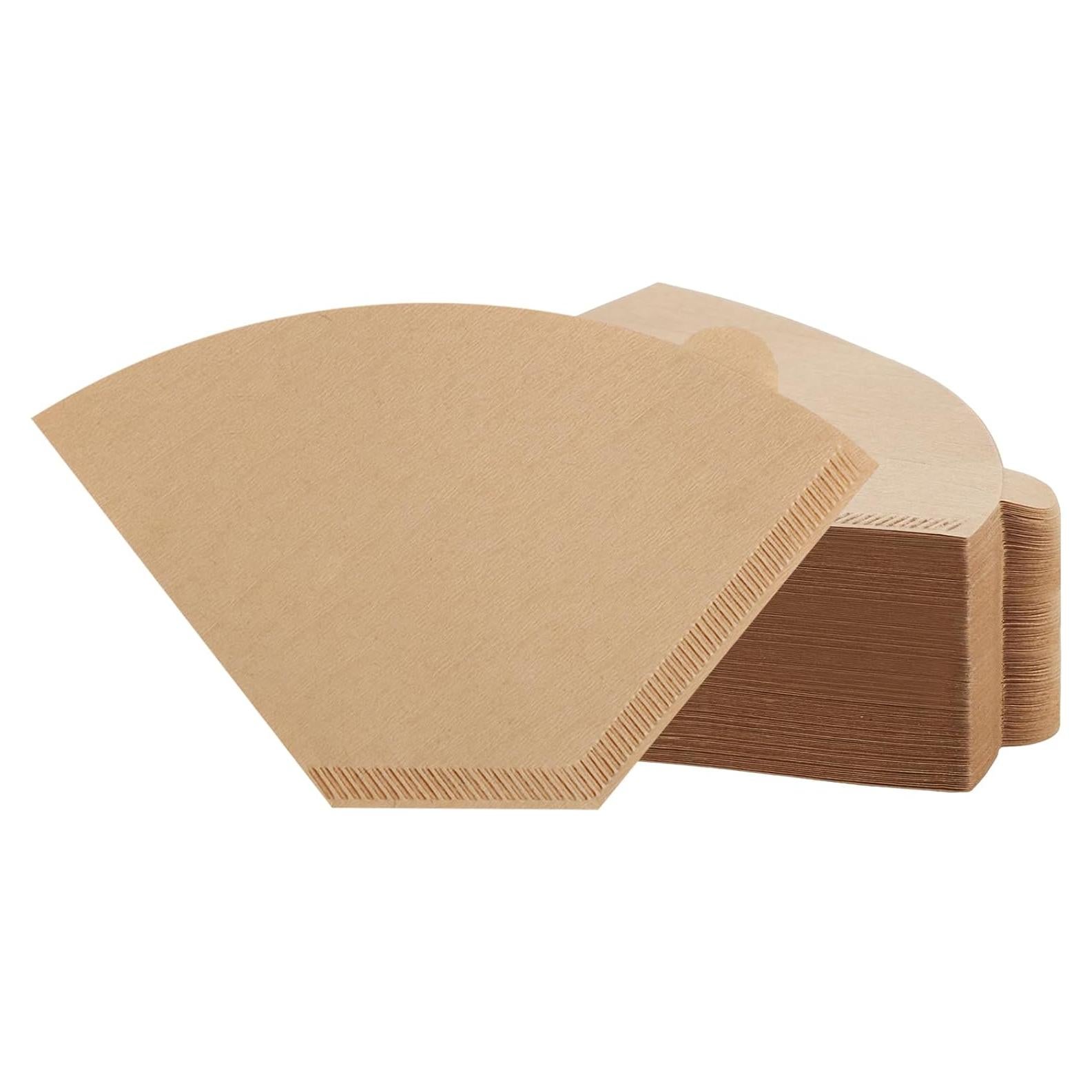 Filtros de café Prudiut #2, 100 unidades, papel natural para 4-6 tazas