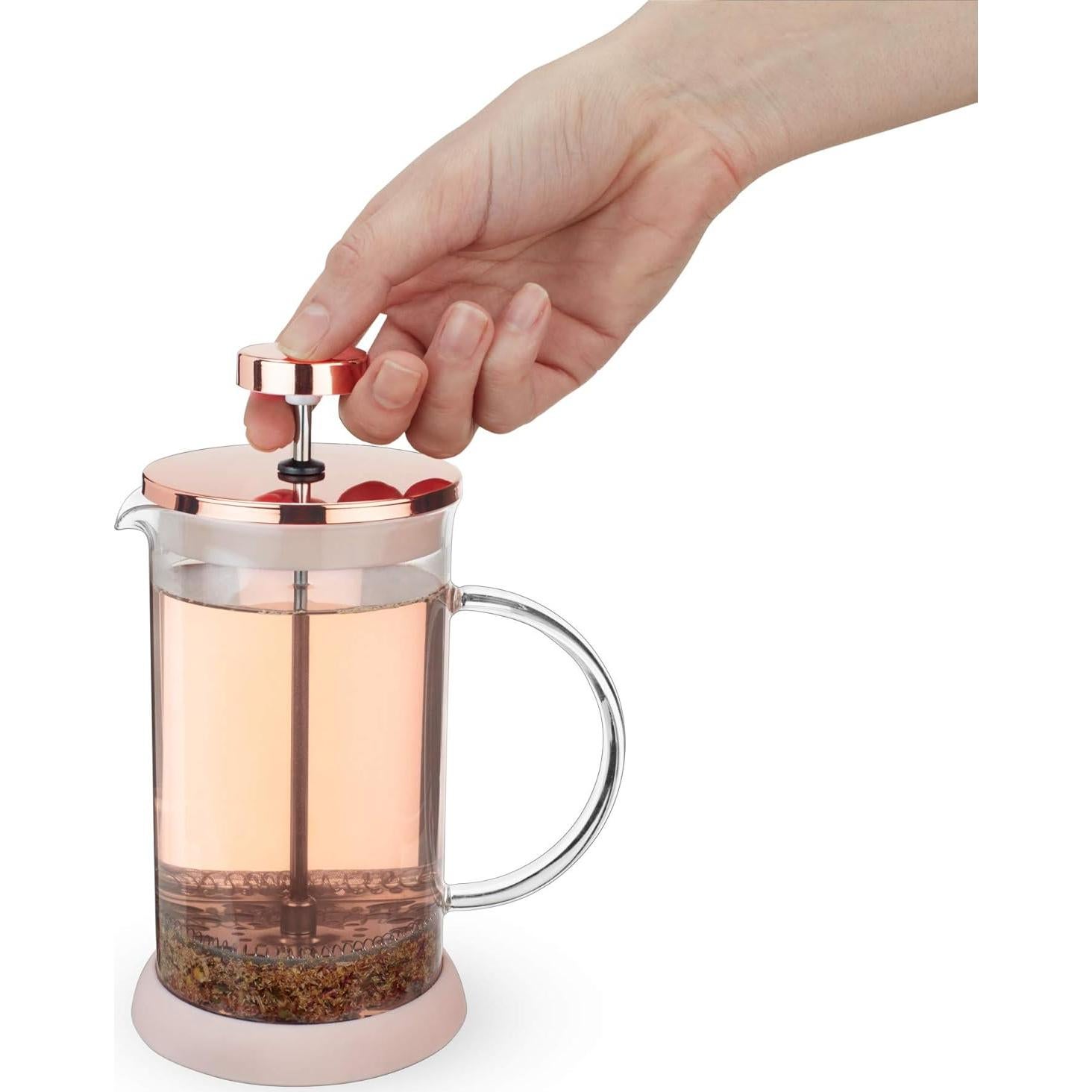 Prensa Francesa para Té y Café Pinky Up Riley 12 oz Rosa