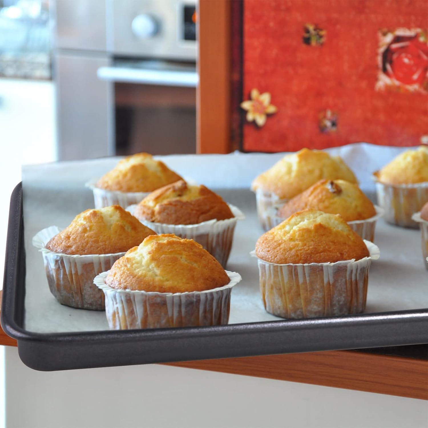 Juego de 2 Bandejas para Hornear Antiadhesivas Kazozobi 27.9 cm