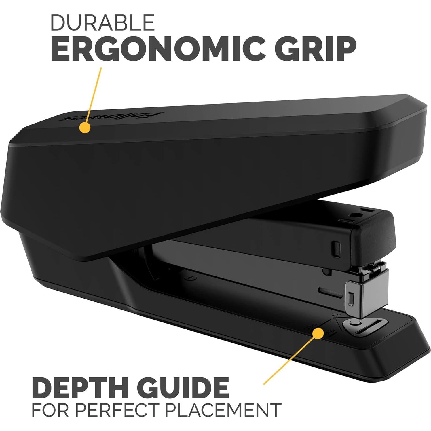 Grapadora Fellowes LX850 EasyPress Negra 25 Hojas Sin Esfuerzo