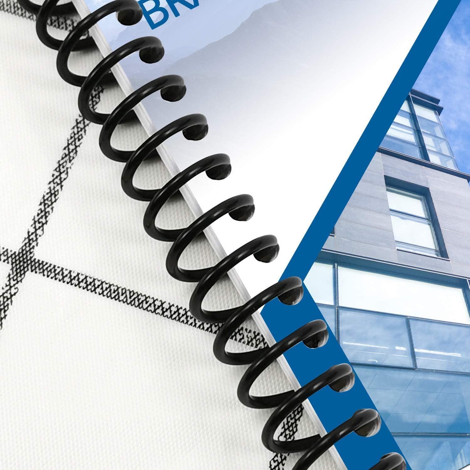 Bobina de Encuadernación Espiral Rayson 1.25" Negro 280 Hojas