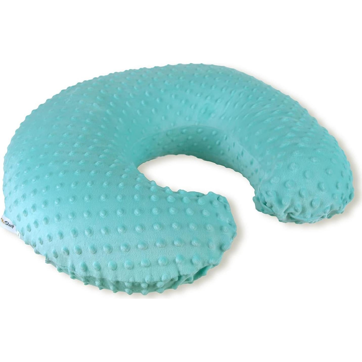 Almohada de Lactancia NiSleep Verde Claro Ajustable 55.9x45 cm