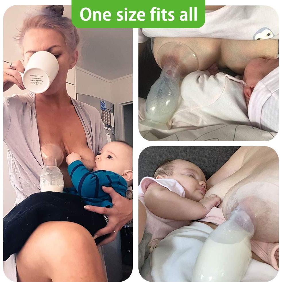 Bomba de Pecho Manual Haakaa de Silicona 100ml Libre BPA