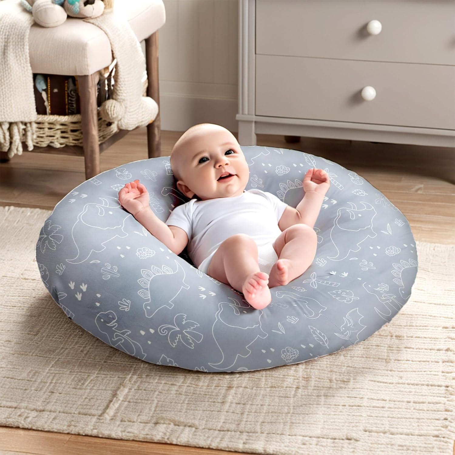 Funda Reversible para Lounger de Bebé Dinosaurio 66x66 cm