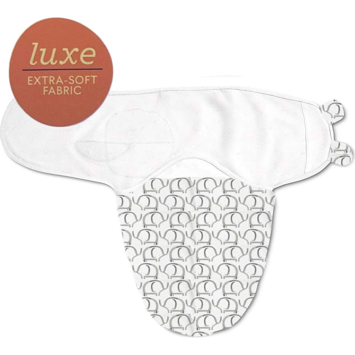 SwaddleMe Luxe Easy Change Swaddle Elefante 0-3 Meses
