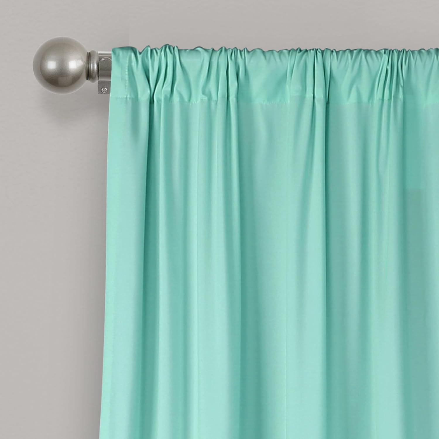 Cortinas Filtrantes de Luz Lush Decor Aqua 2 Paneles 100% Poliester