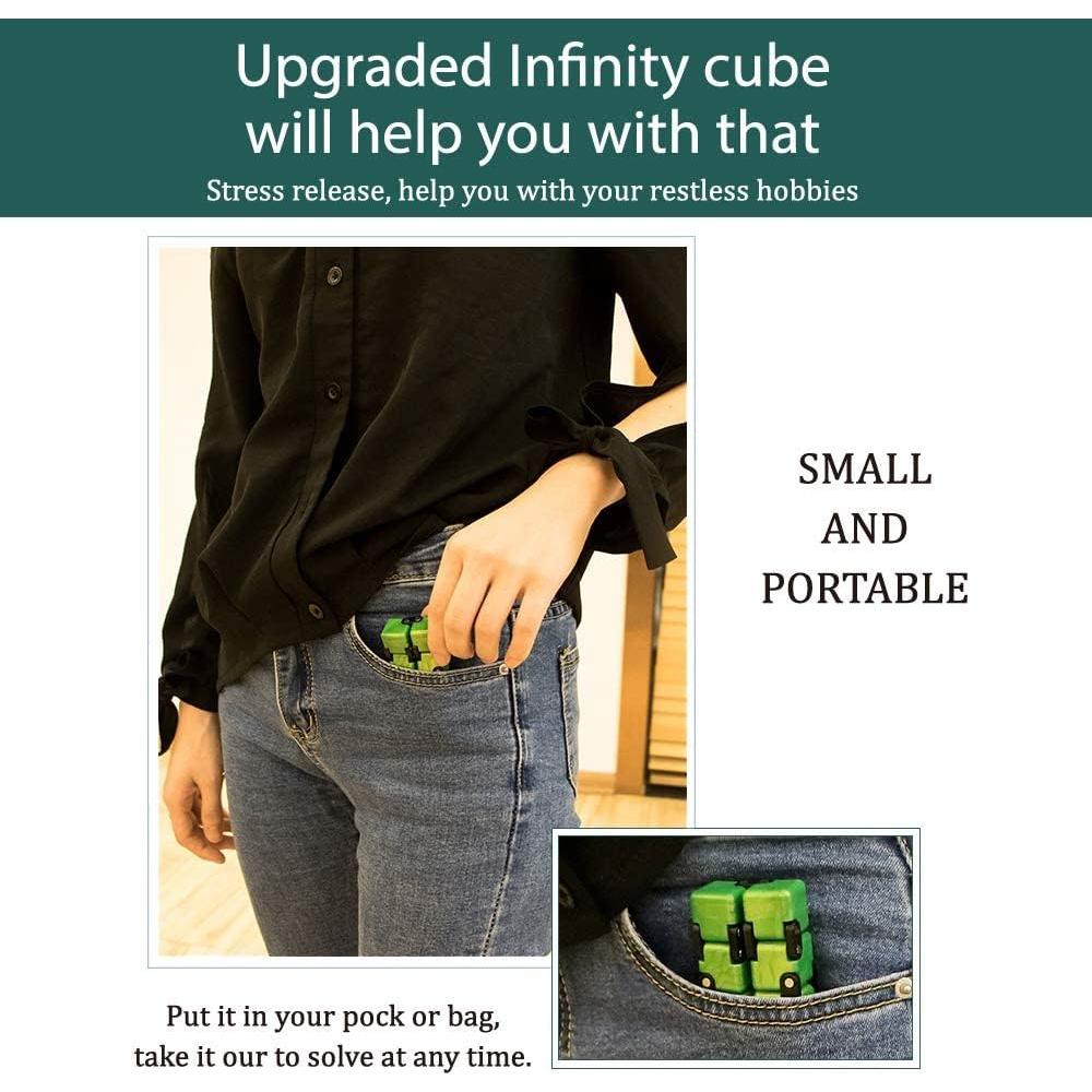 Cubo Antiestrés QIYI Pequeño Elefante Dorado Zafiro