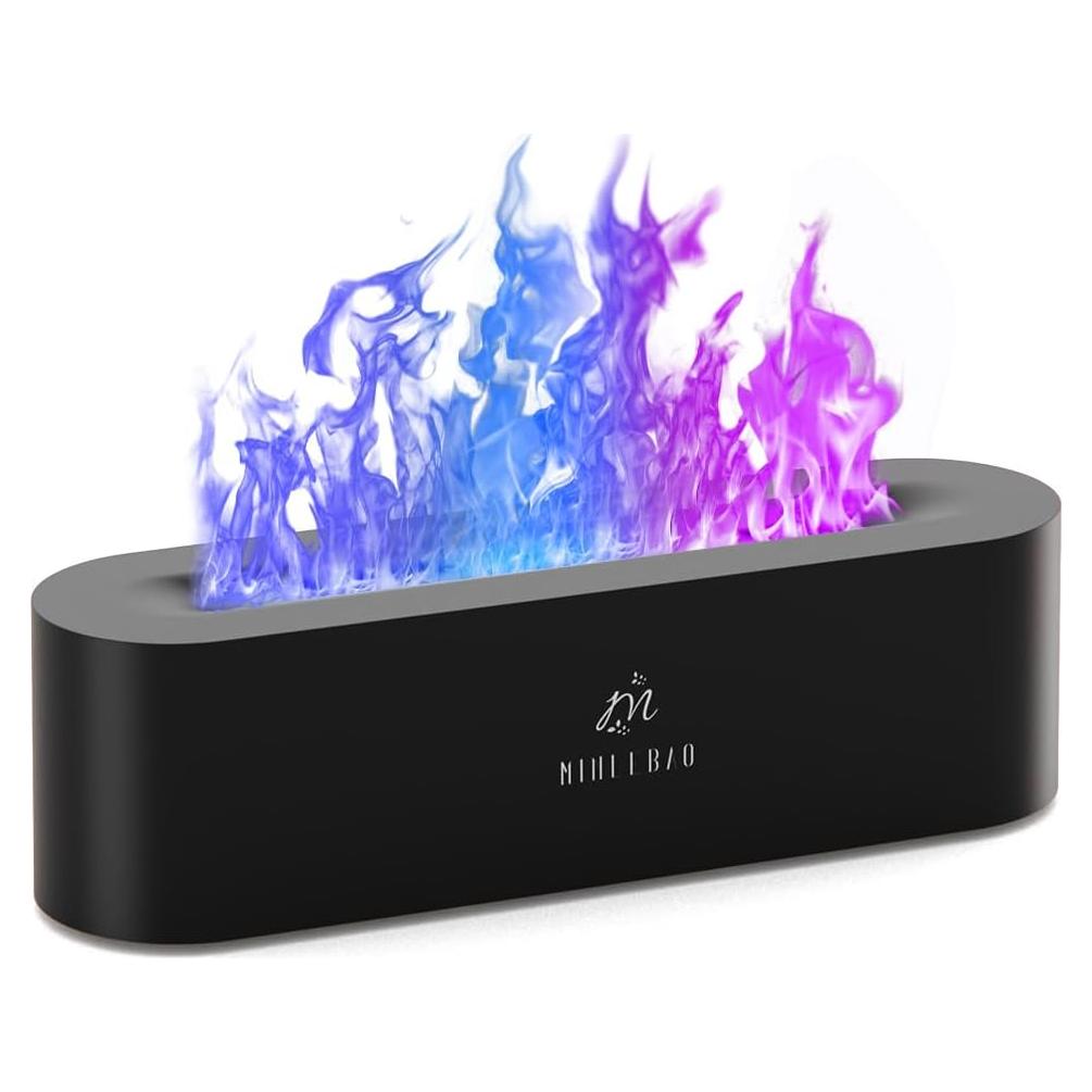 Difusor de Aromaterapia Minlebao DQ709 150ml Negro con Luz LED