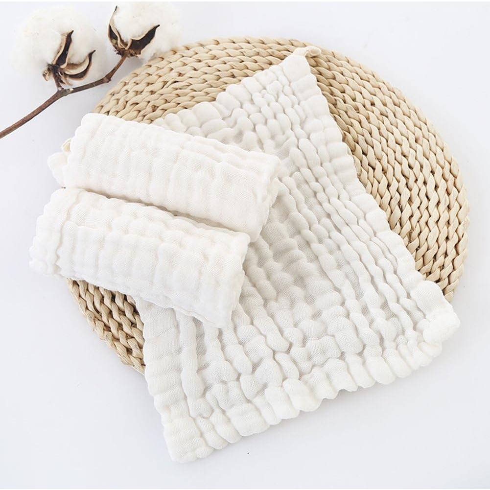 Paños de Muselina MUKIN para Bebés - Algodón Natural, 5 Unidades 30x30 cm