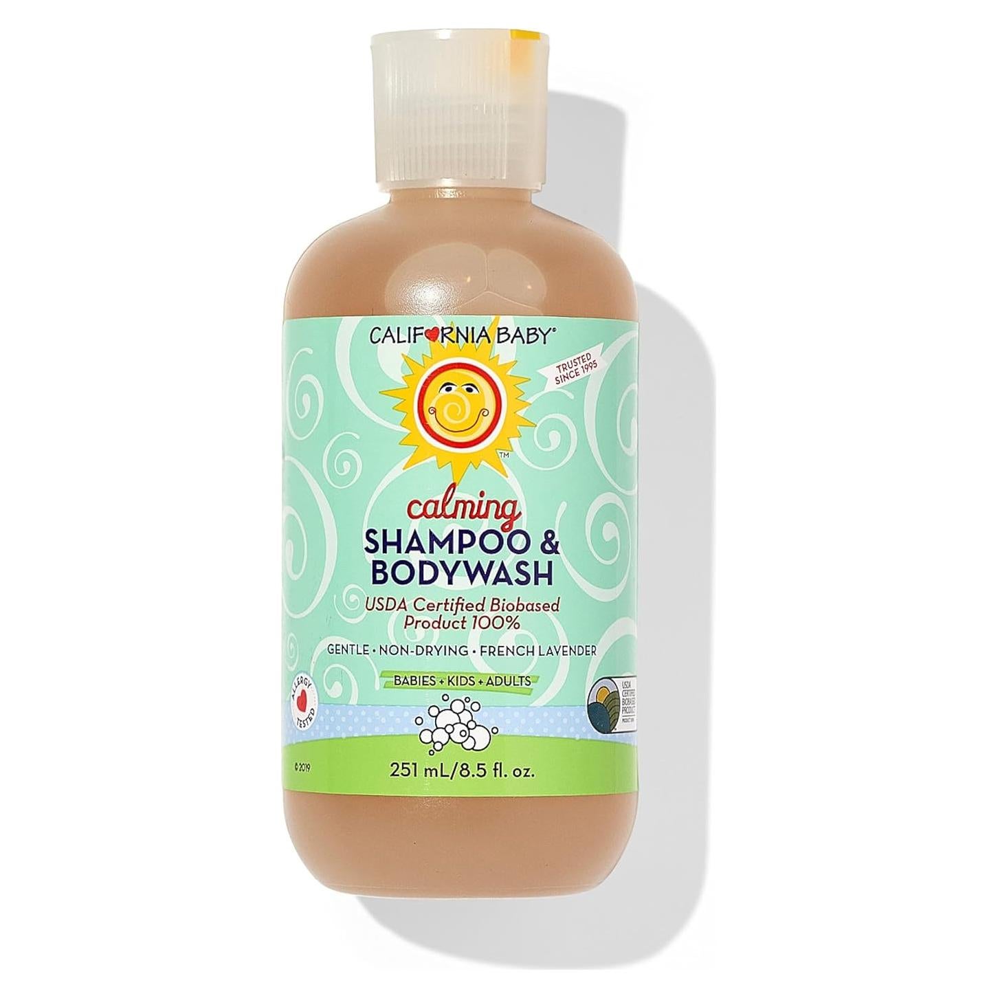 Champú y Jabón Corporal Calmante California Baby 250 mL