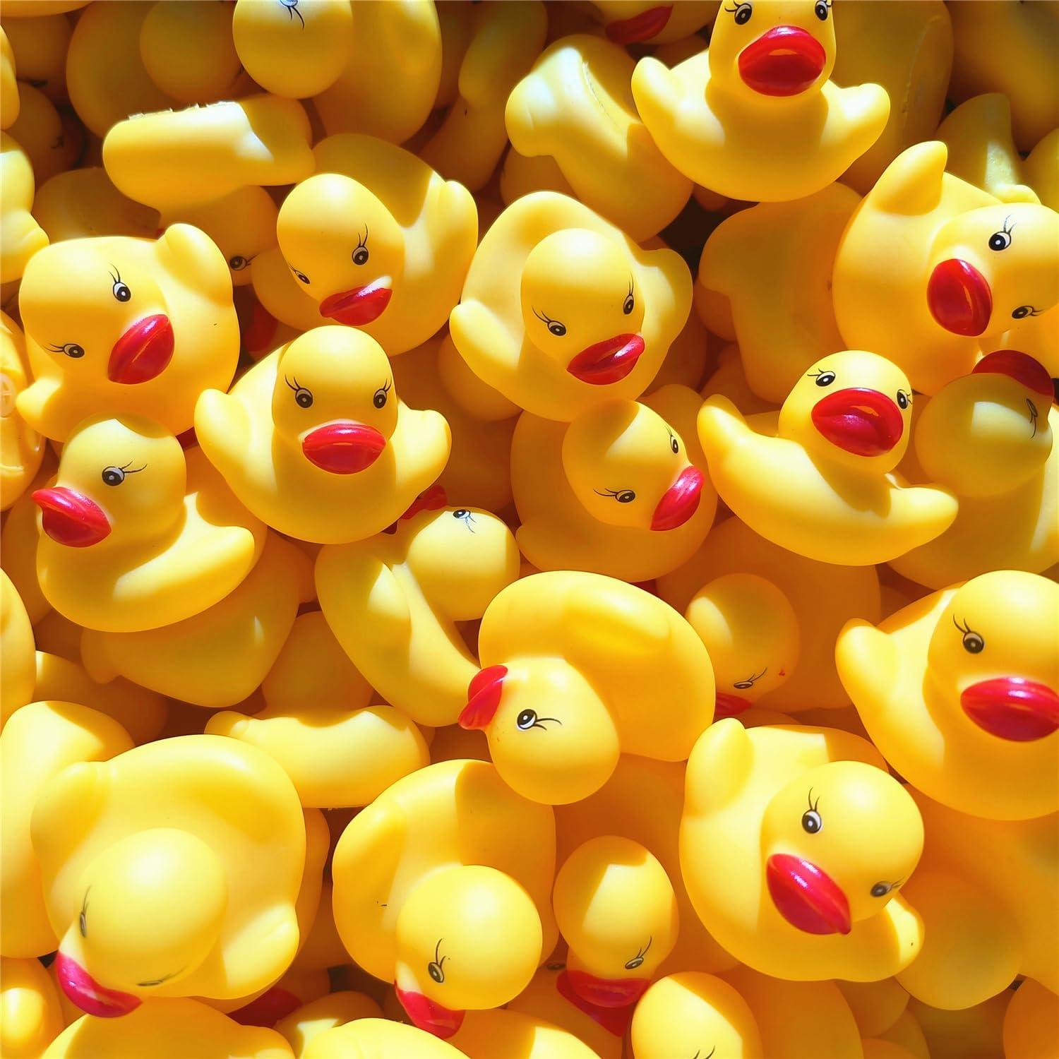 31 Patitos de Goma Amarillos para Baño DZTIAN - Juguetes Sonoros