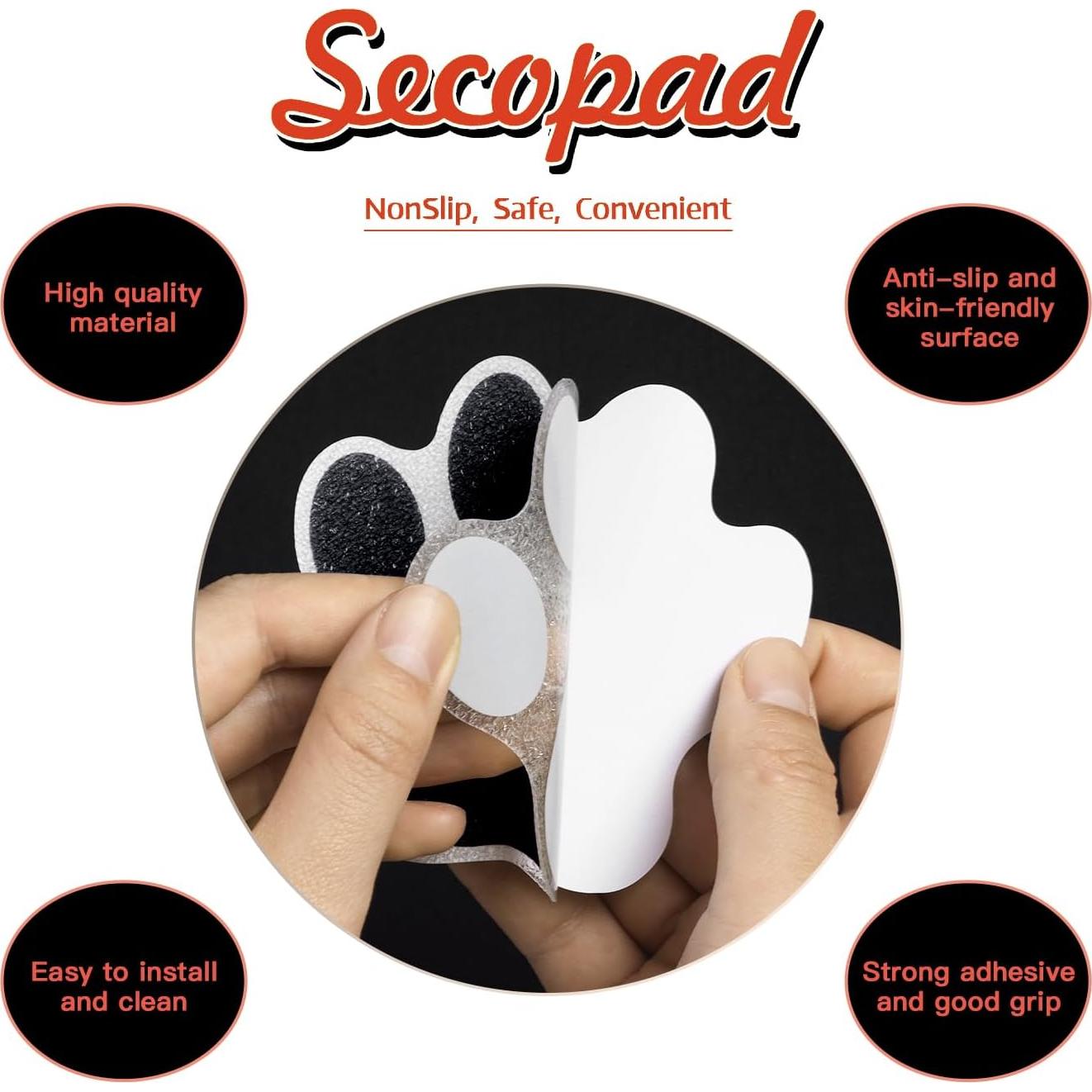 Pegatinas Antideslizantes Secopad Patas de Oso 24 Piezas