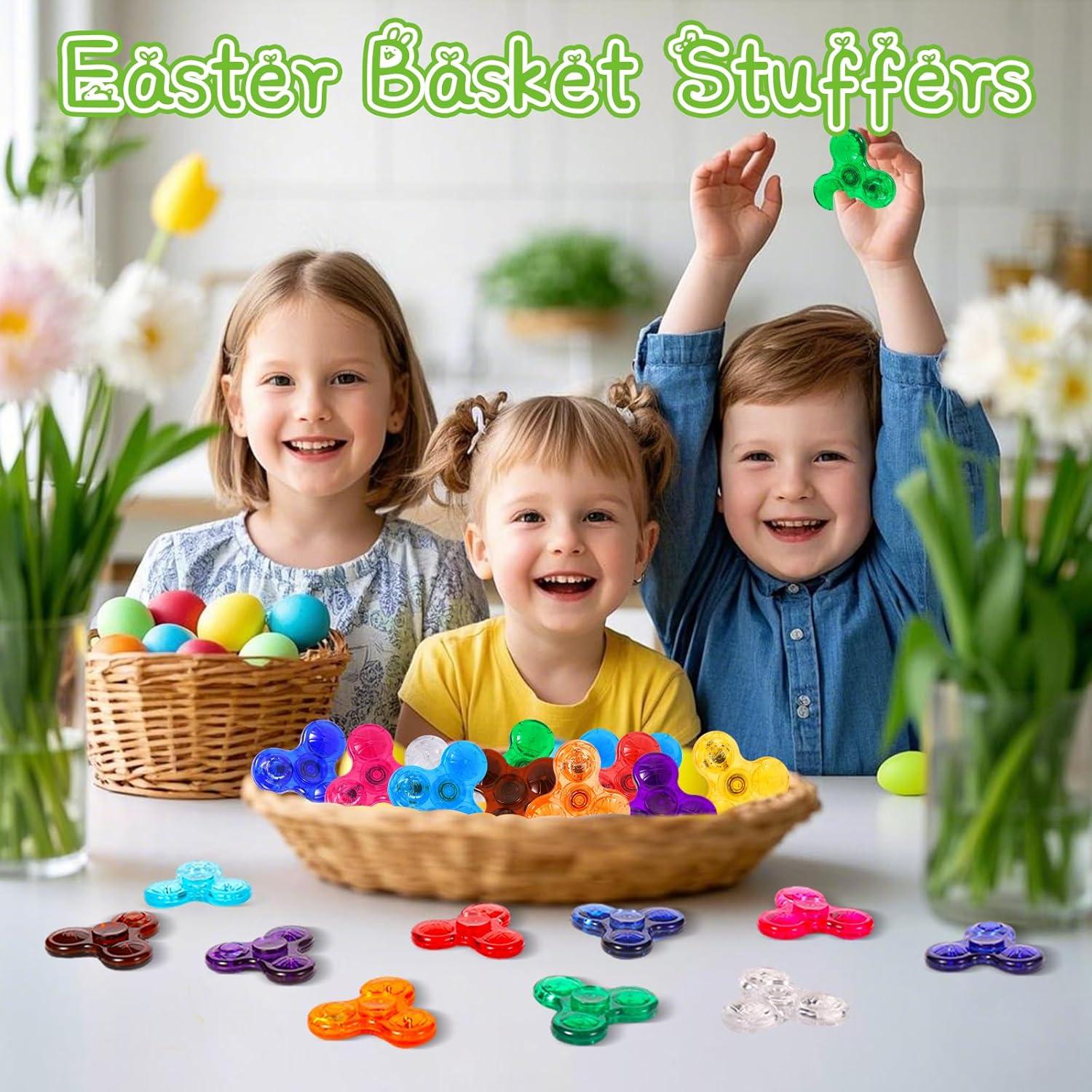 Paquete de 12 Fidget Spinners ANNGIKO Iluminados para Fiestas