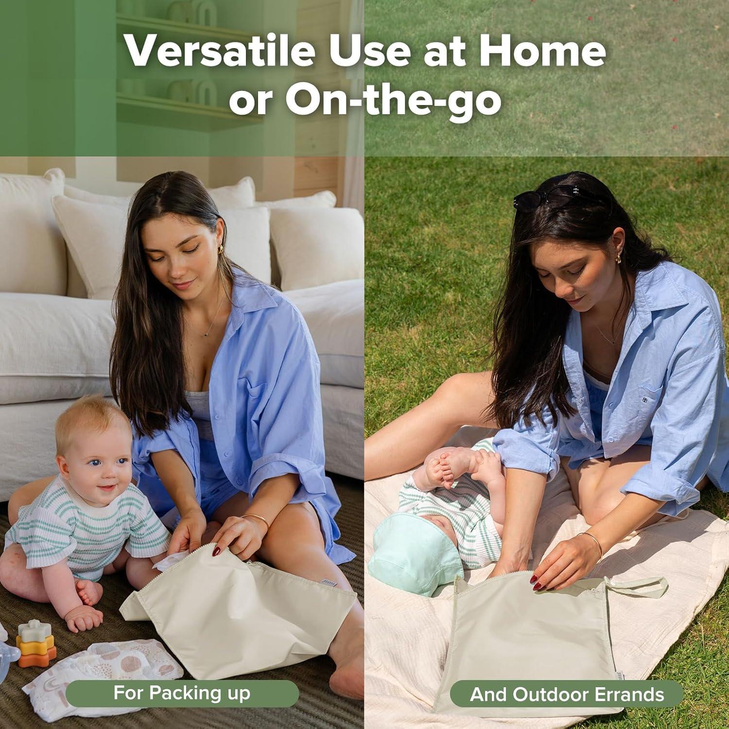 Bolsa Impermeable Haakaa para Bebé 320x370mm Beige