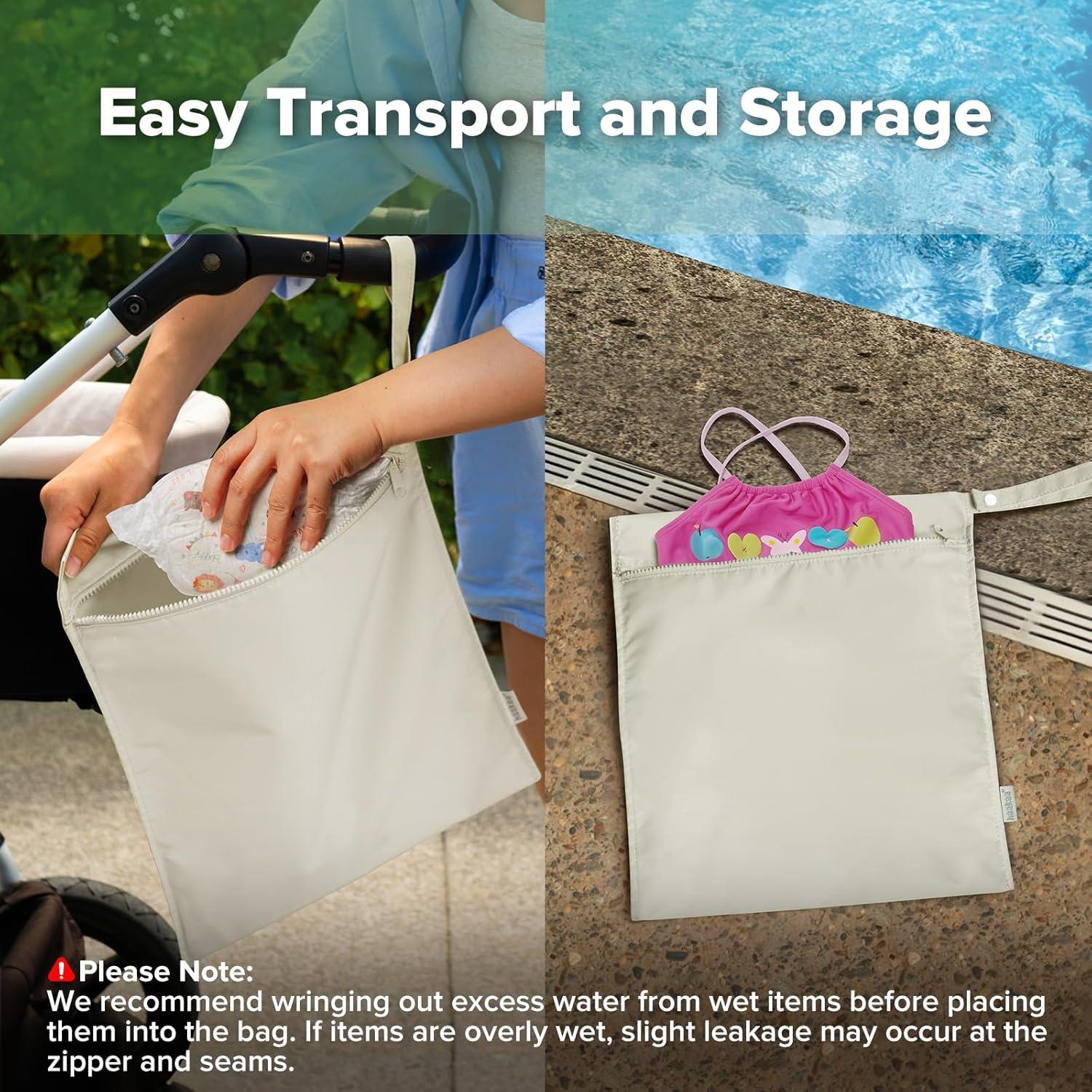 Bolsa Impermeable Haakaa para Bebé 320x370mm Beige