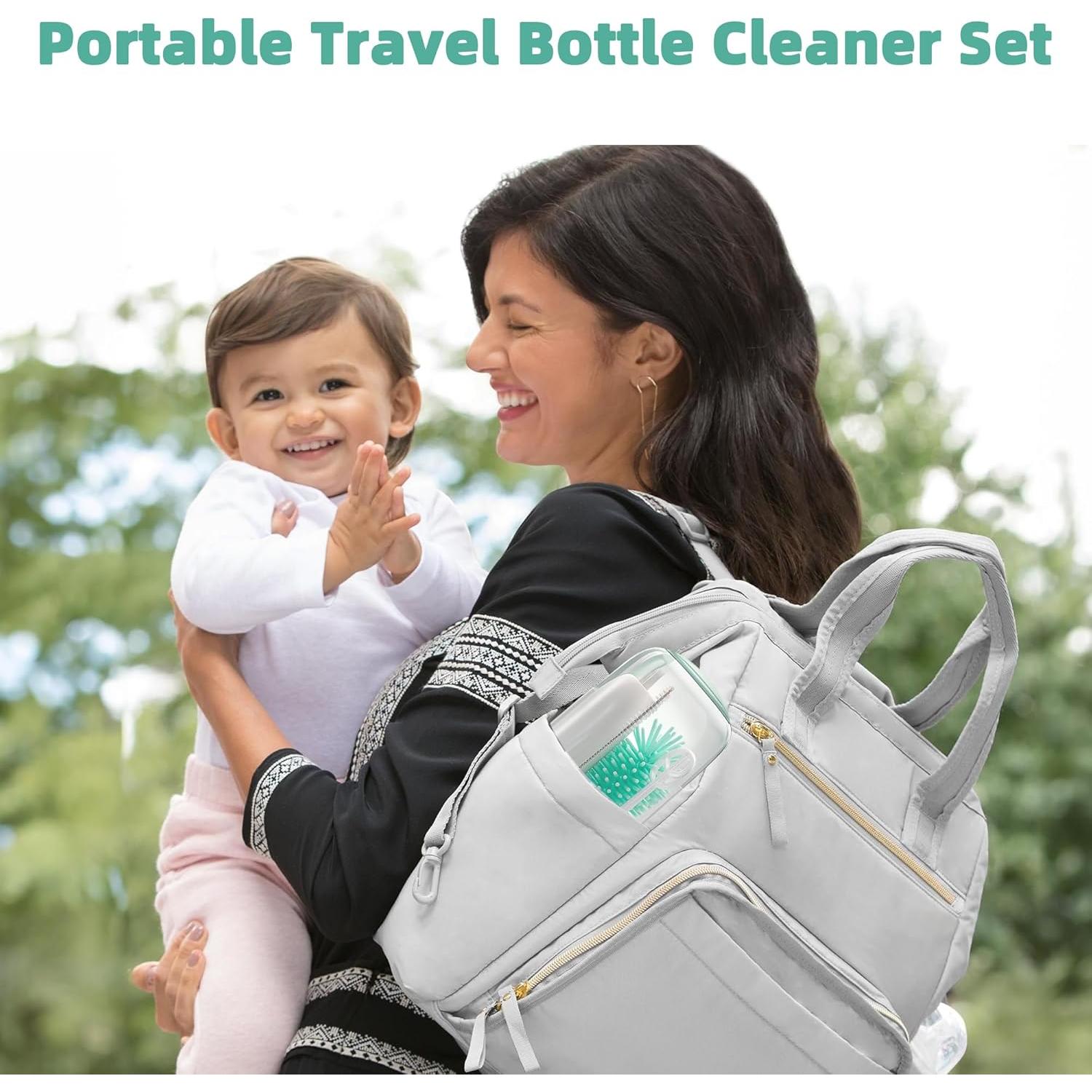 Limpiador Eléctrico de Botellas Sparkleing Verde 7 en 1