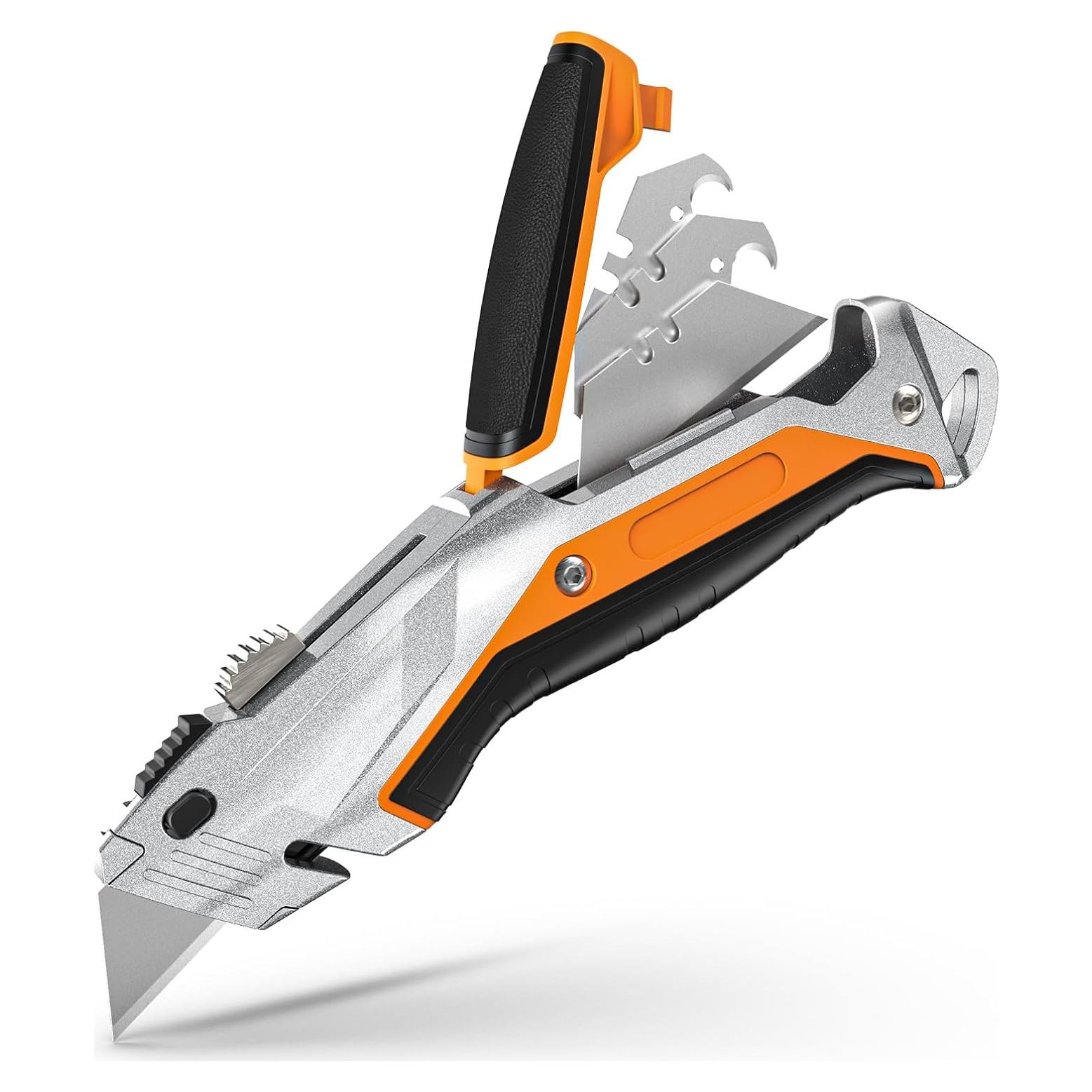 Cuchillo Utilitario Retráctil Bilivein - Cortador de Metal 17.5 cm