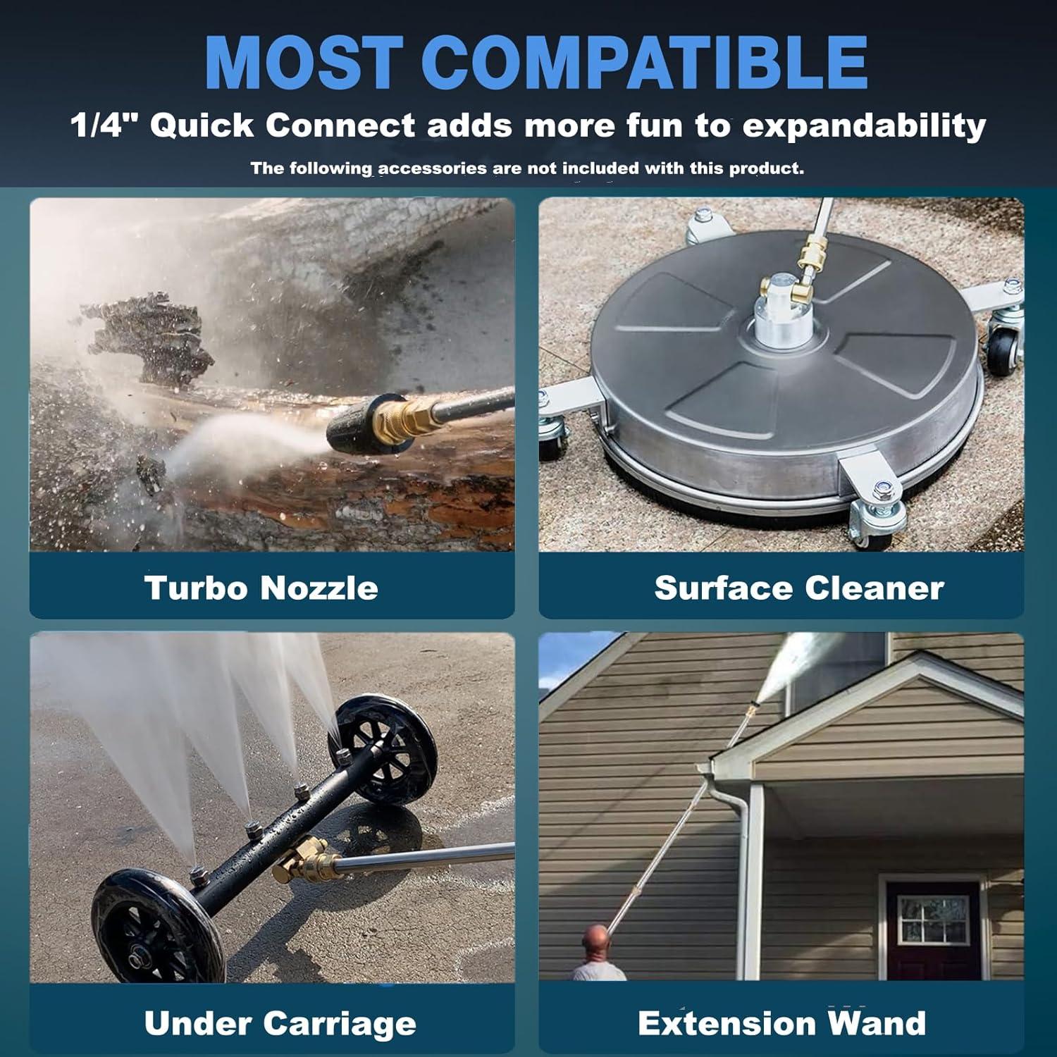 Lavadora de Presión Eléctrica Commowner JX09 5000PSI 10M