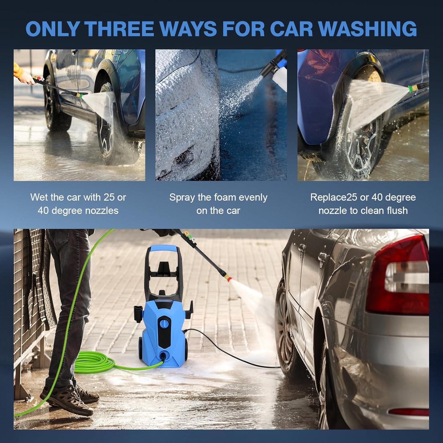 Lavadora de Presión Eléctrica Commowner JX09 5000PSI 10M