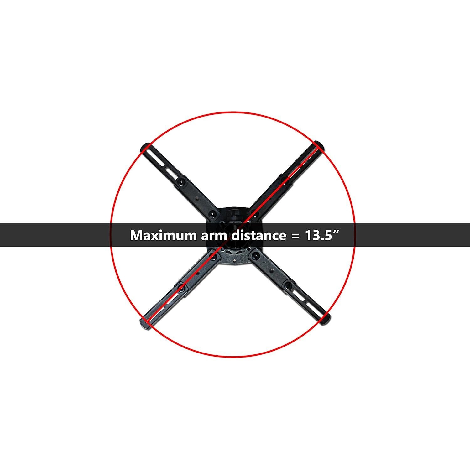 Soporte Universal para Proyector Silver Ticket 7.62 cm Ajustable