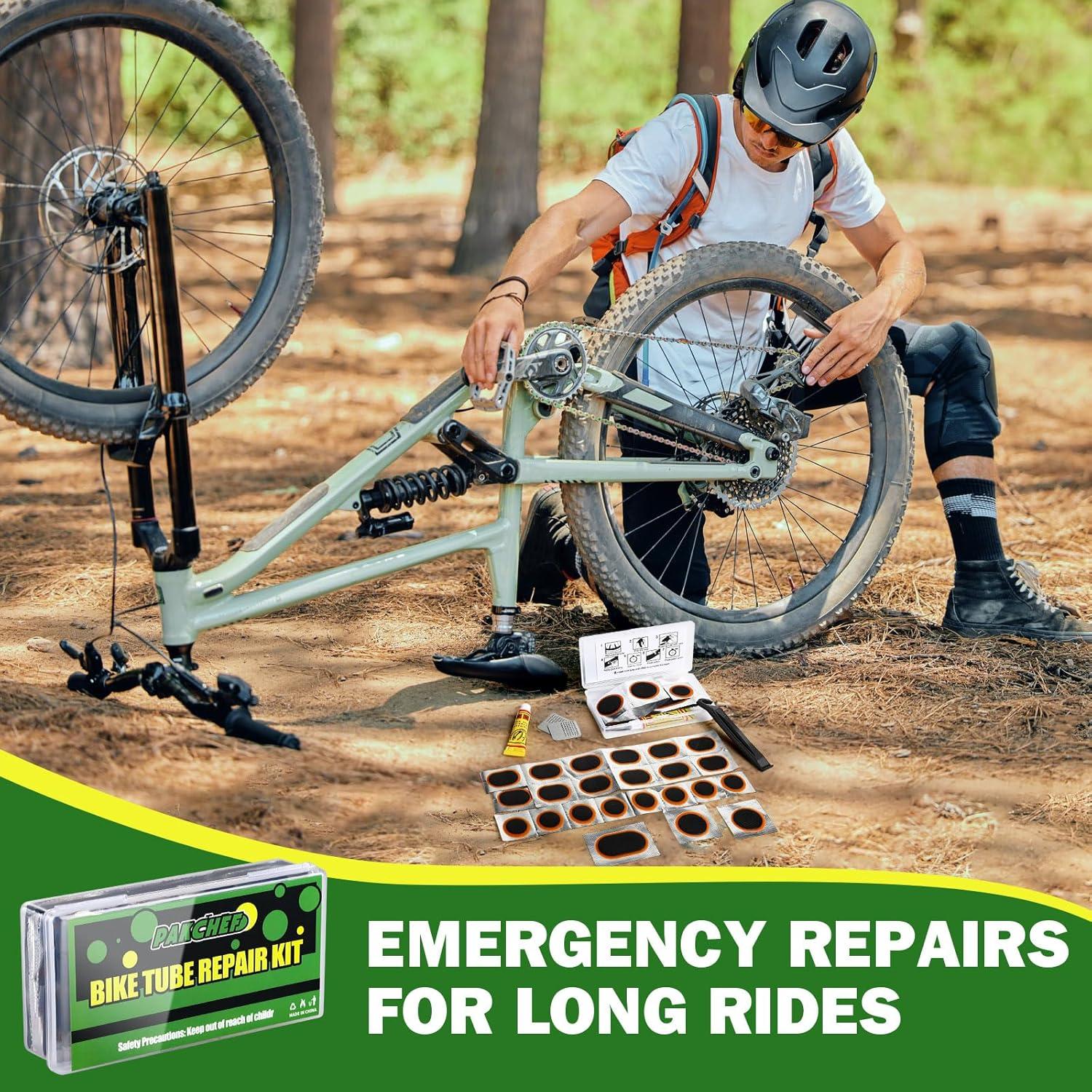 Kit de Parche para Neumáticos de Bicicleta PAKCHEF - 36 Piezas