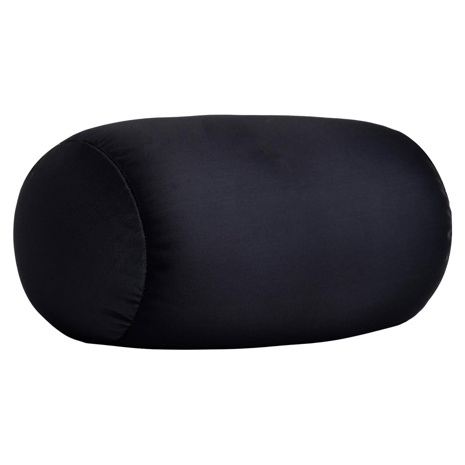 Almohada de Cuerpo Focustree Microperlas 30x18 cm Negro