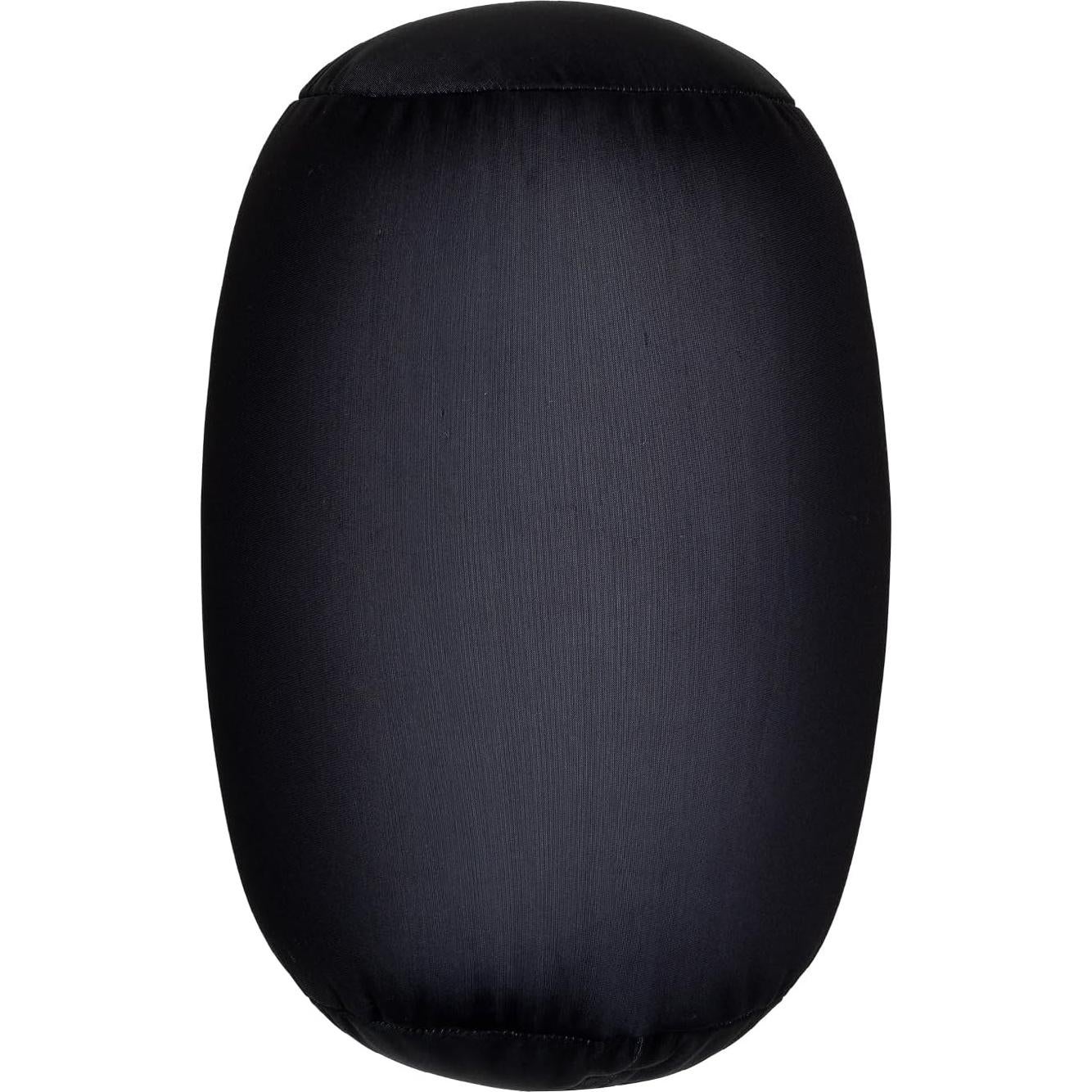 Almohada de Cuerpo Focustree Microperlas 30x18 cm Negro