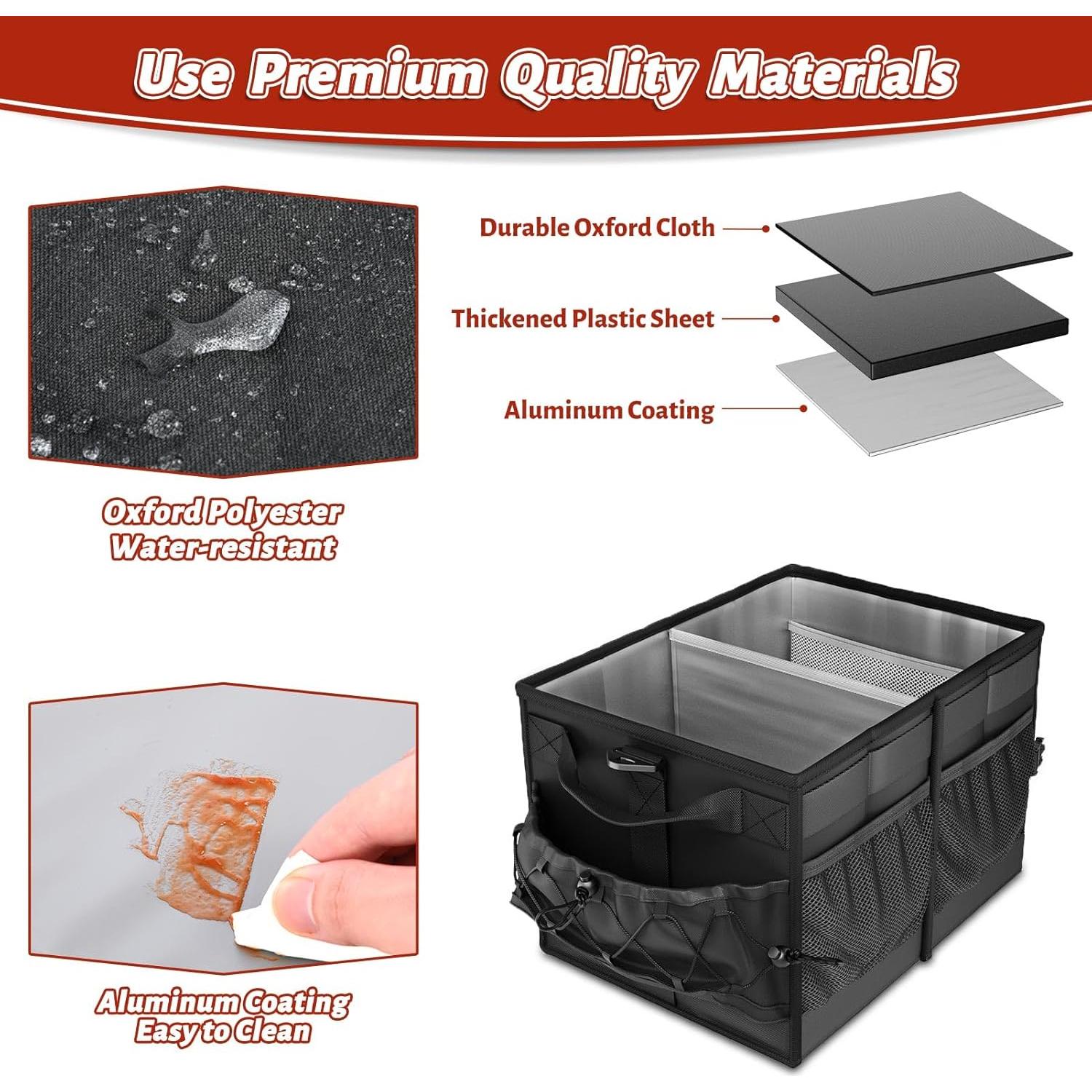 Caddy de Parrilla Lorbro Negro Plegable con Soporte para Toallas