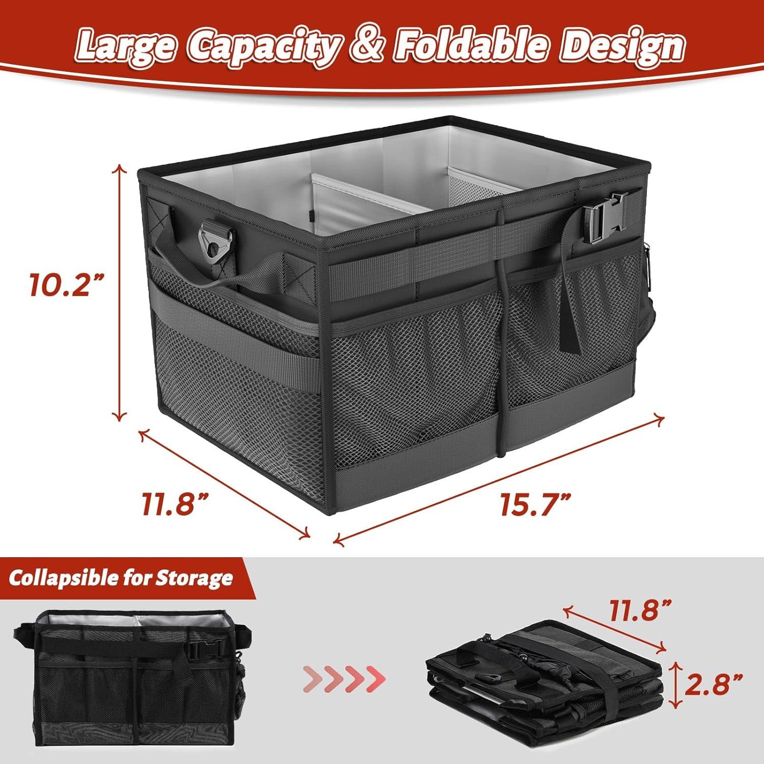 Caddy de Parrilla Lorbro Negro Plegable con Soporte para Toallas