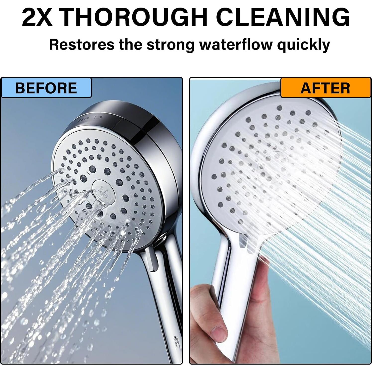 Kit de Limpieza de Cabezal de Ducha RWNXKARN 30 Piezas