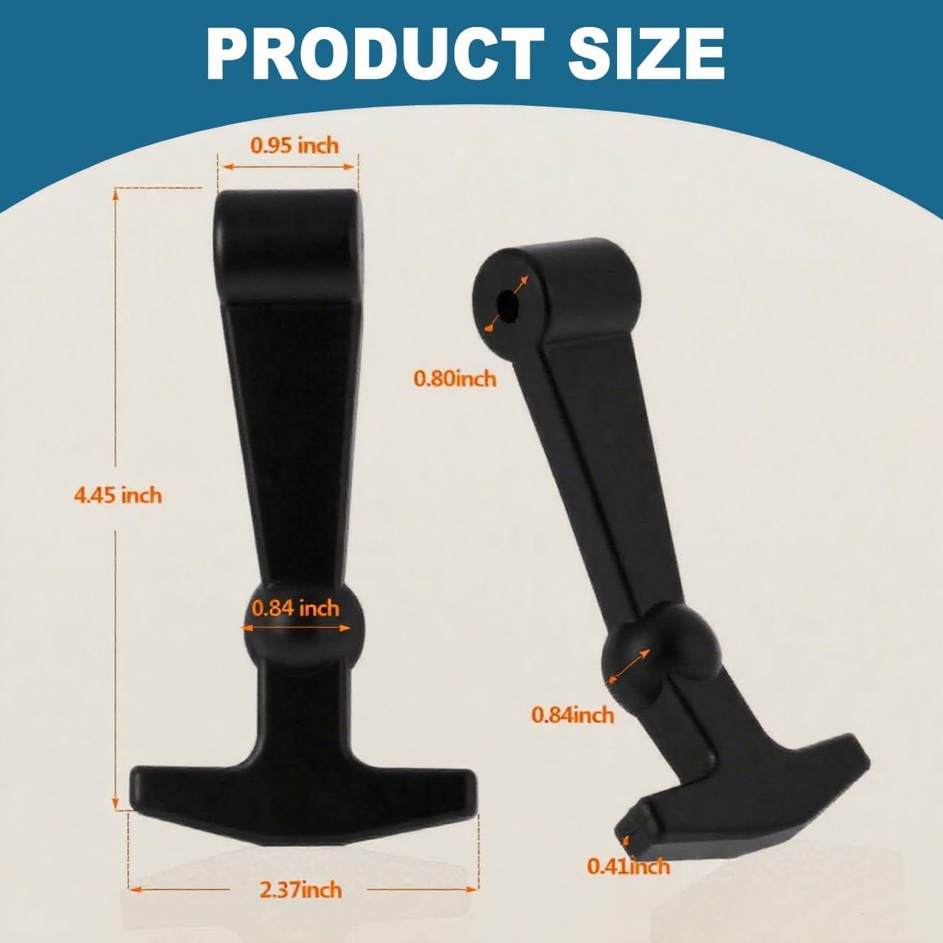 Pestillos de Repuesto para Cooler Yeti RTIC Qbonway 2-Pack Negro