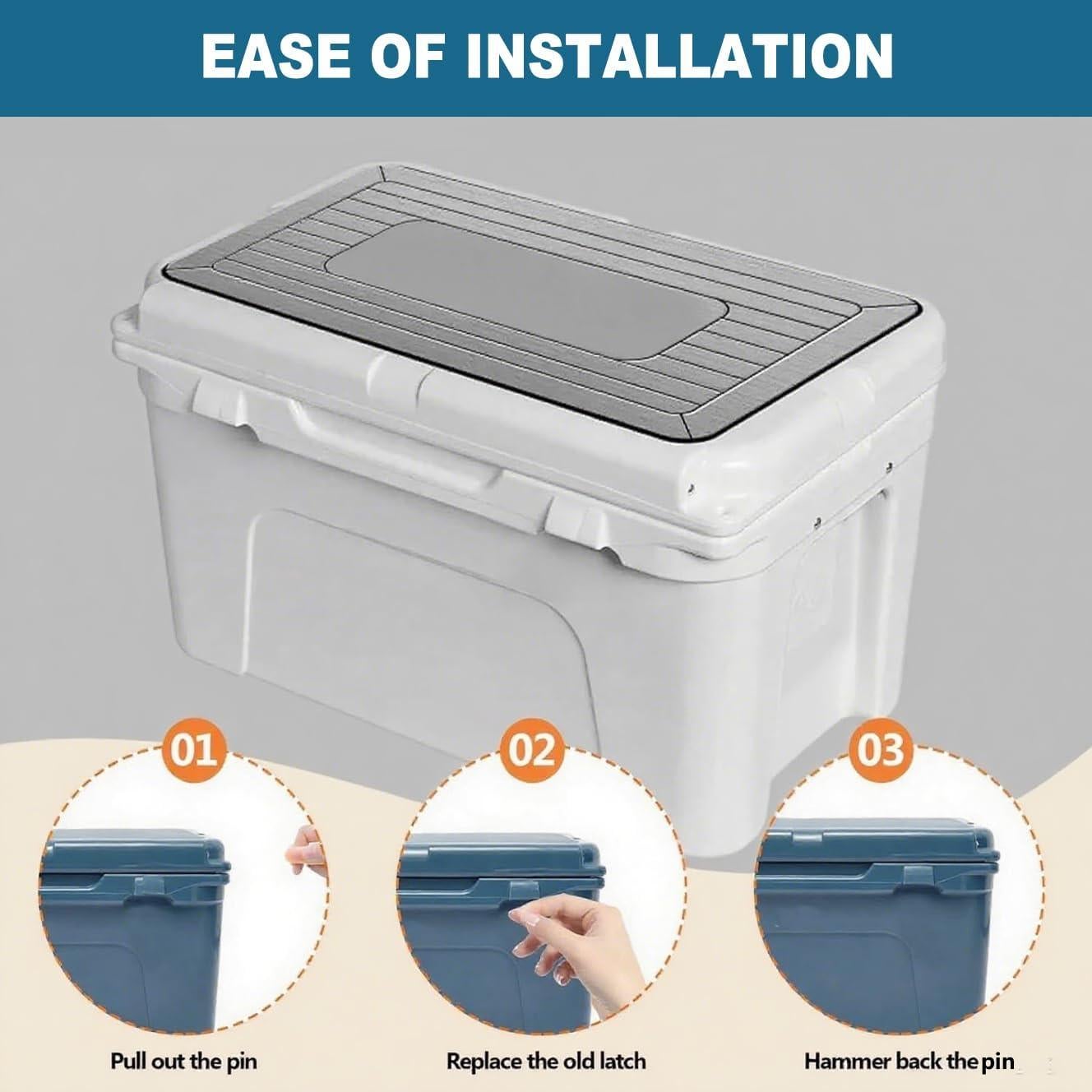 Pestillos de Repuesto para Cooler Yeti RTIC Qbonway 2-Pack Negro