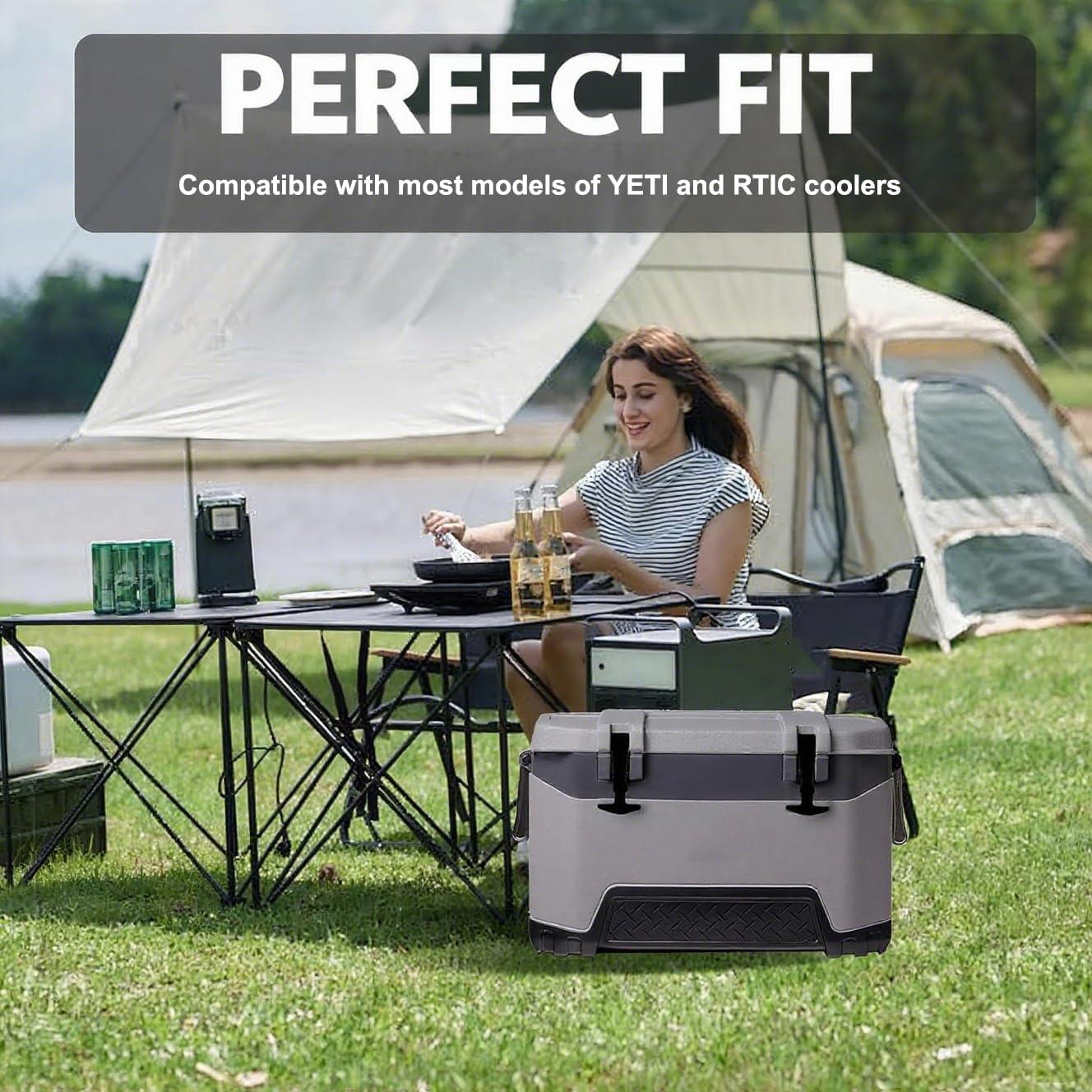 Pestillos de Repuesto para Cooler Yeti RTIC Qbonway 2-Pack Negro