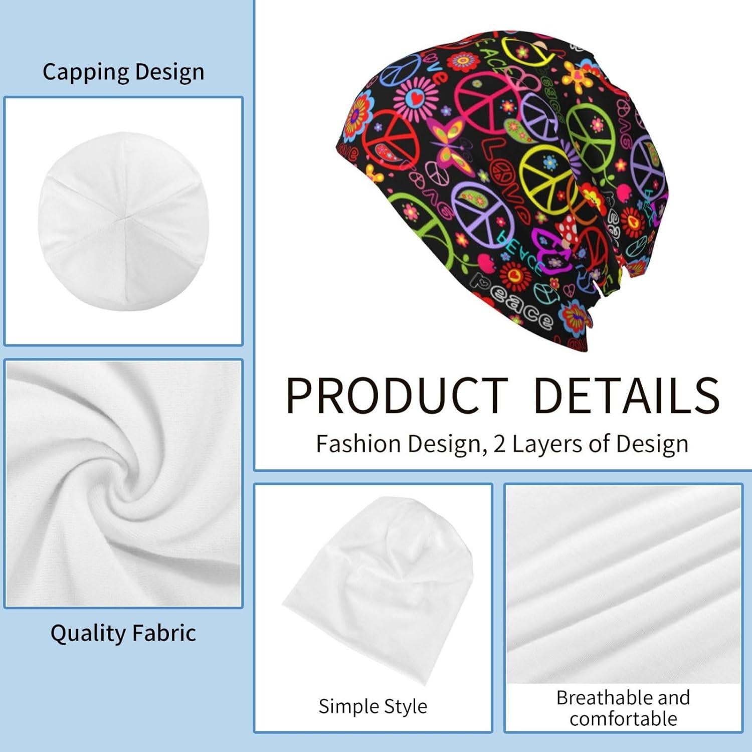 Gorro Beanie de Gato para Quimioterapia FashionBeanieHat