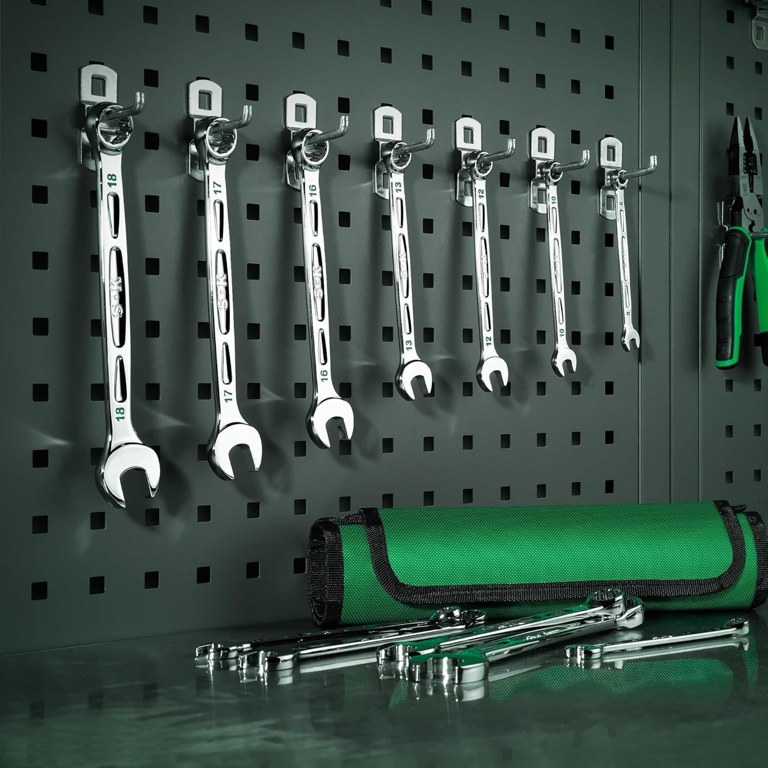 Juego de Llaves Combinadas SK 12 Piezas Métrico 8-19mm