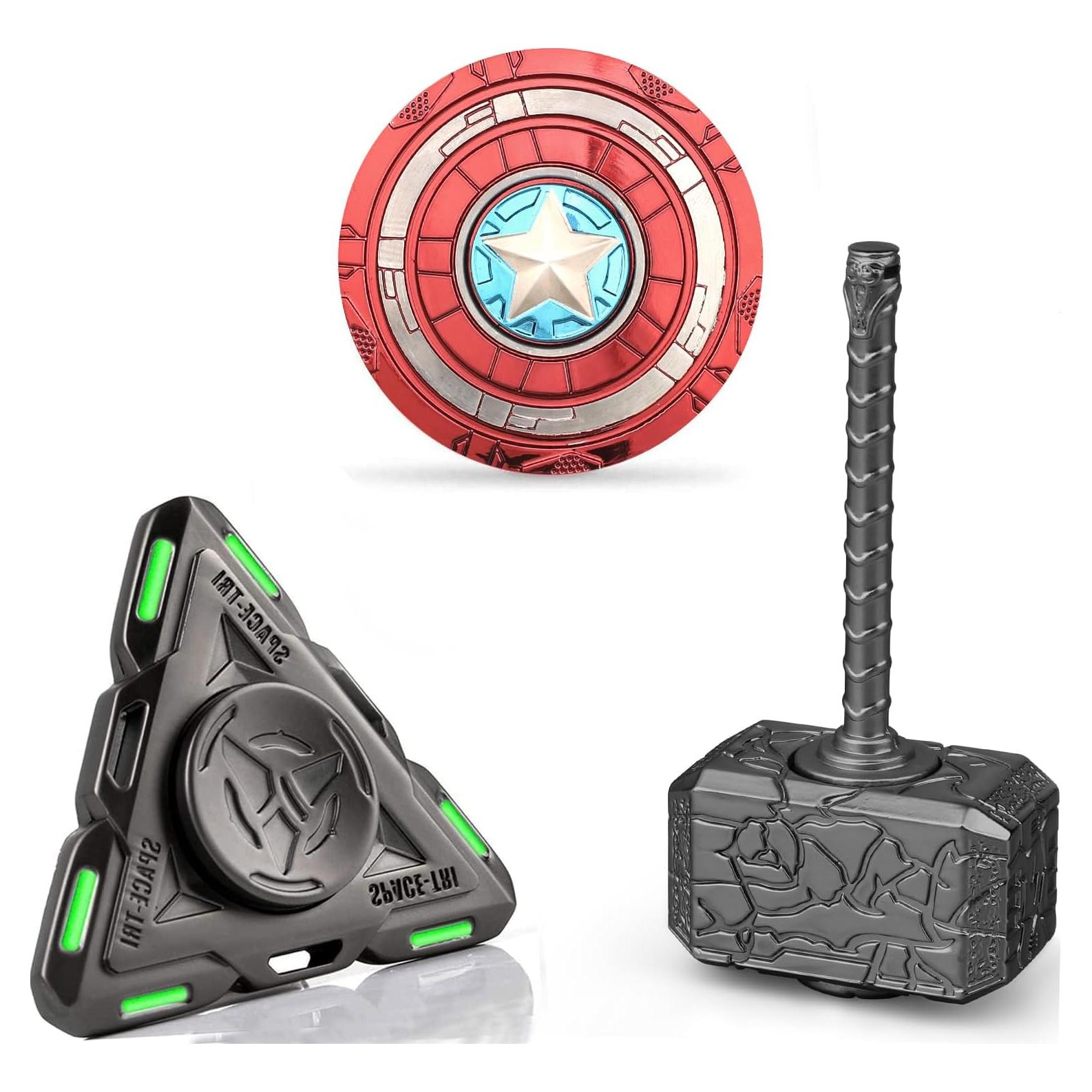 Spinner Fidget Martillo Gamtec 2 en 1 Brilla en la Oscuridad