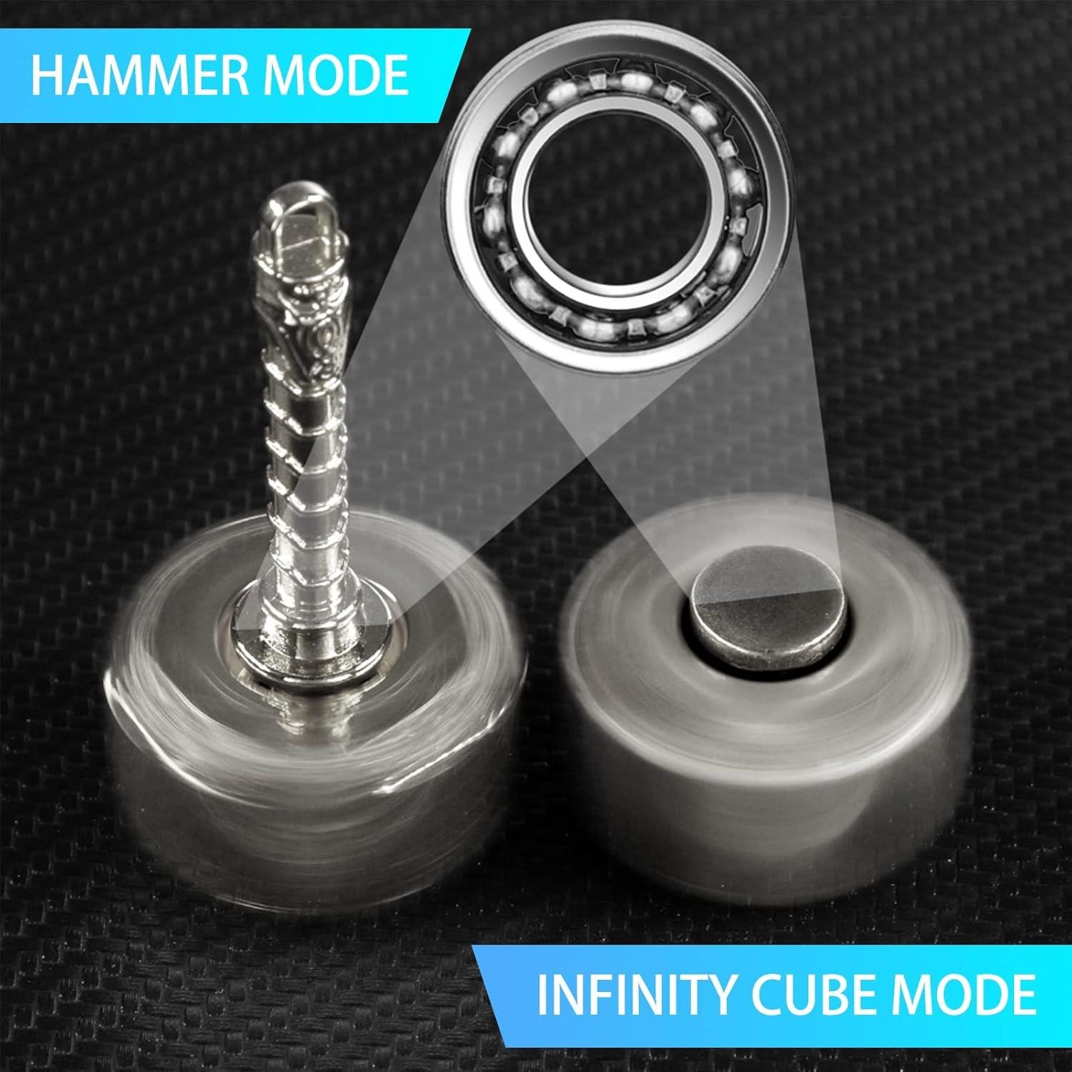 Spinner Fidget Martillo Gamtec 2 en 1 Brilla en la Oscuridad