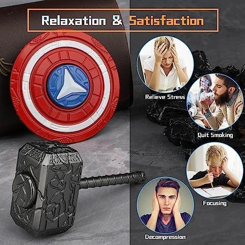 Spinner Fidget Martillo Gamtec 2 en 1 Brilla en la Oscuridad