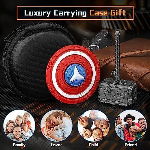 Spinner Fidget Martillo Gamtec 2 en 1 Brilla en la Oscuridad