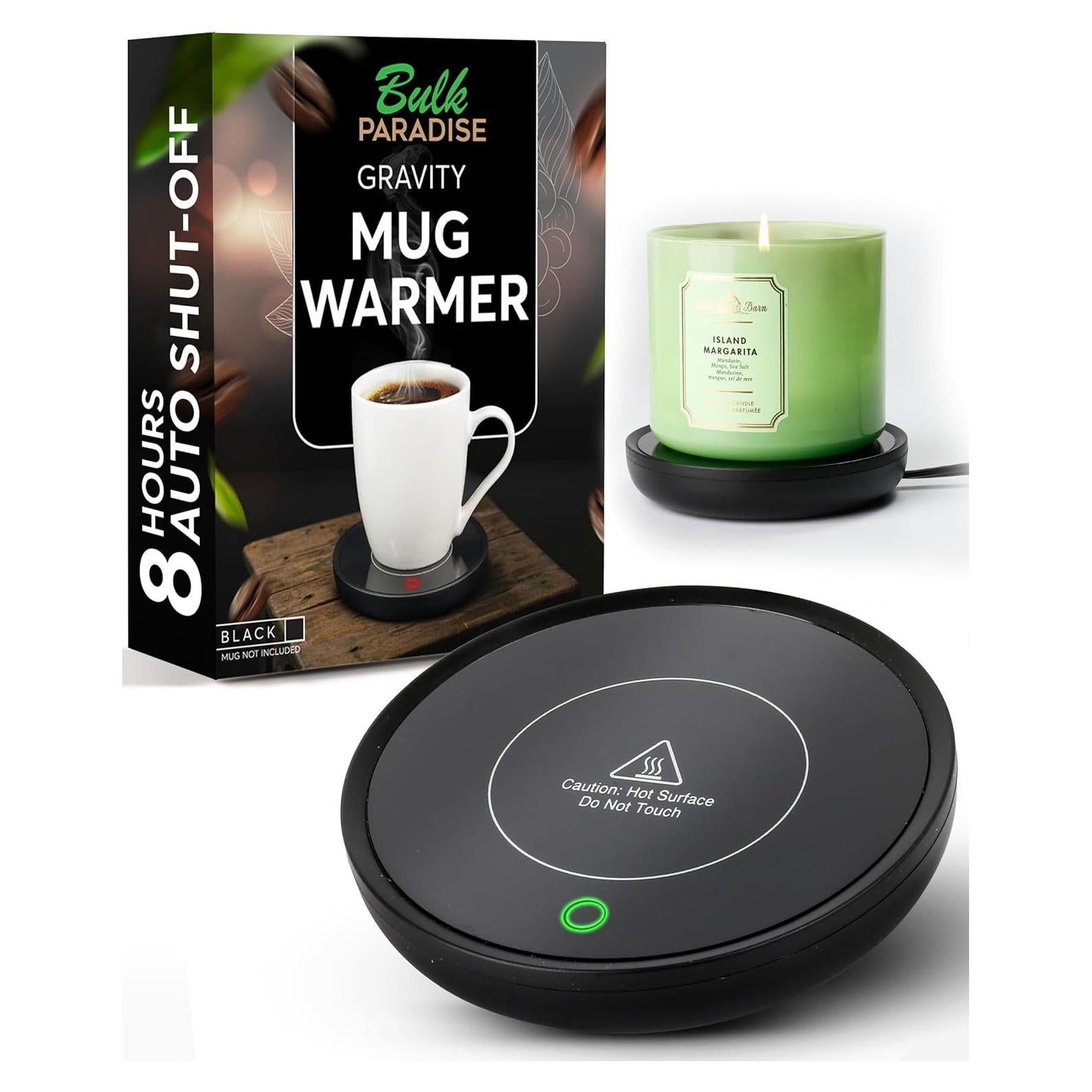 Calentador de Tazas Eléctrico Bulk Paradise 17W Automático Negro