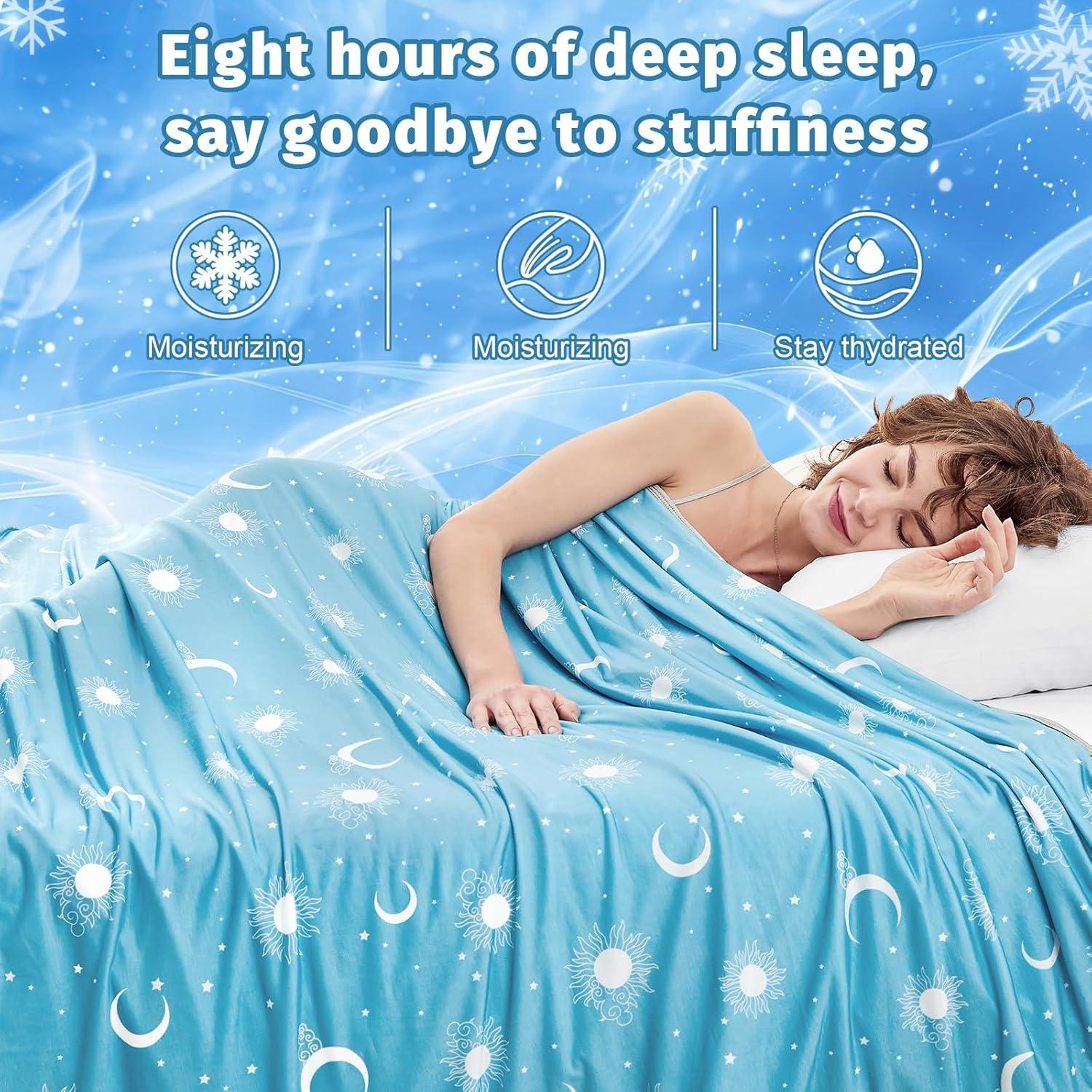 Manta Refrigerante Inhand Aqua 152x203cm - Ligera y Transpirable