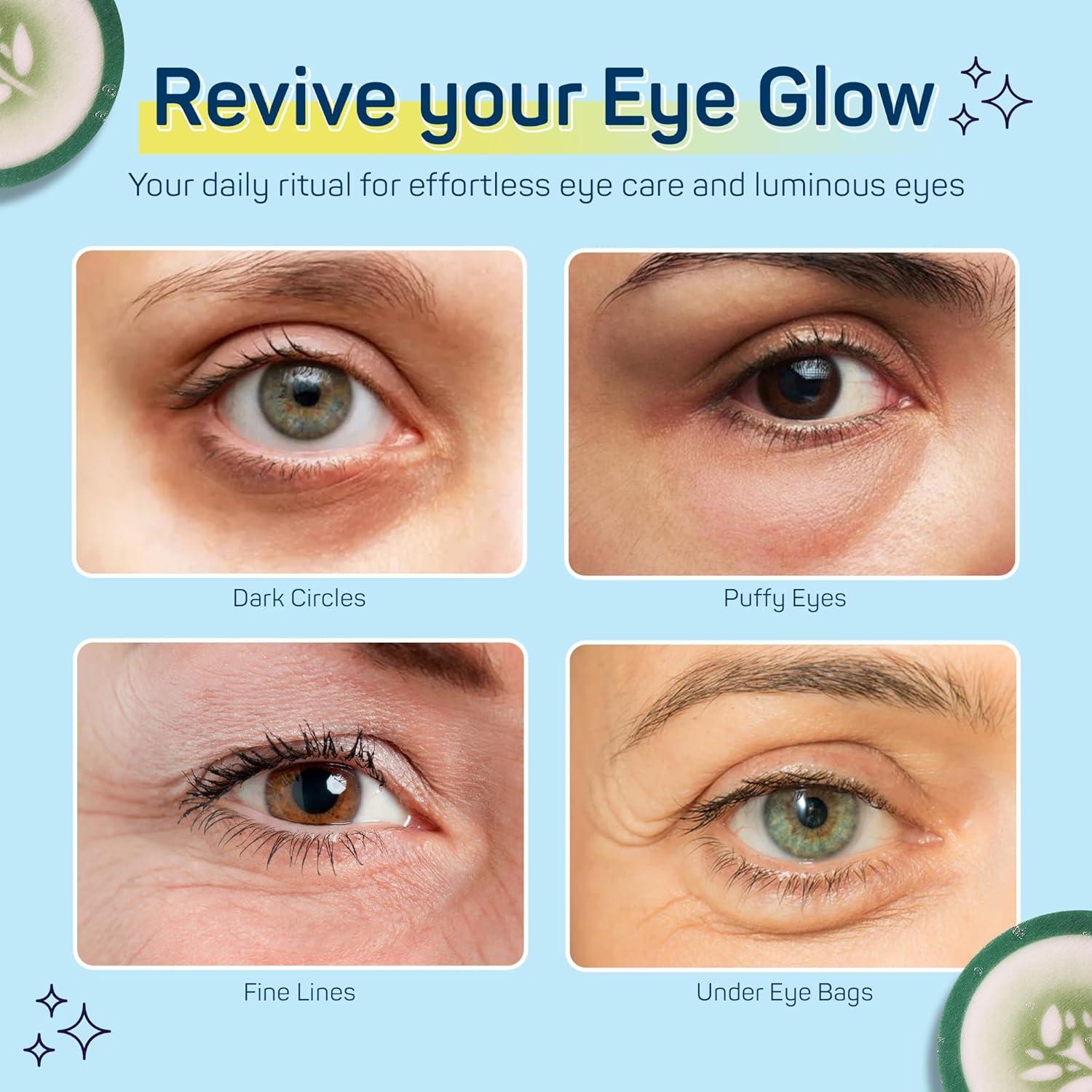 Almohadillas Frías para los Ojos SpaLife - 48 Unidades Pepino