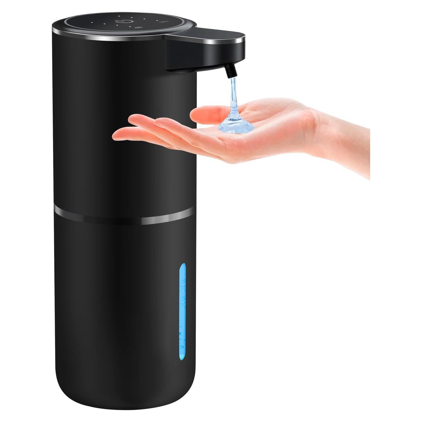 Dispensador Automático de Jabón Líquido Sylfu Negro 380ml