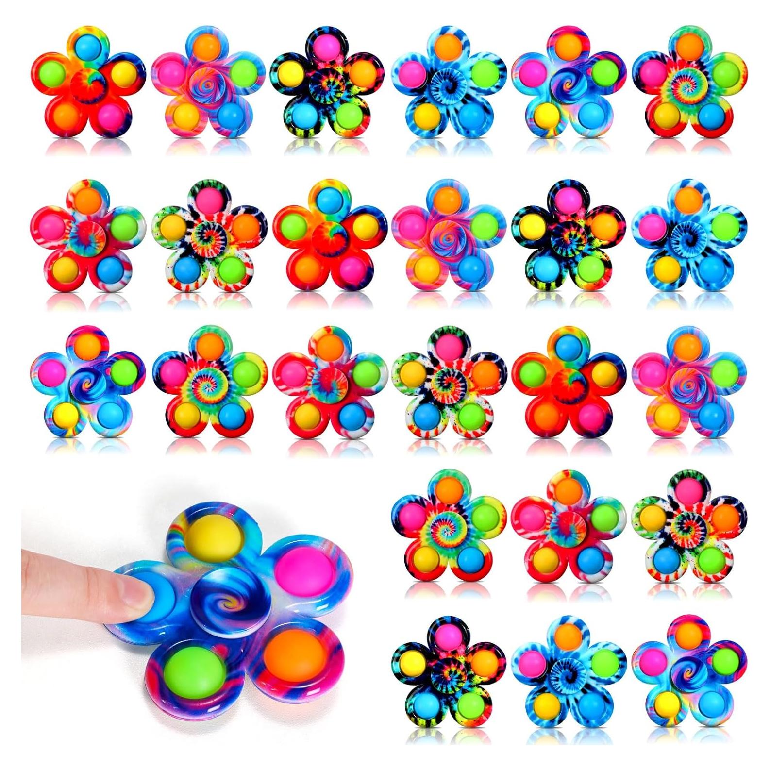 Paquete de 24 Spinners Antiestrés SCIONE para Niños
