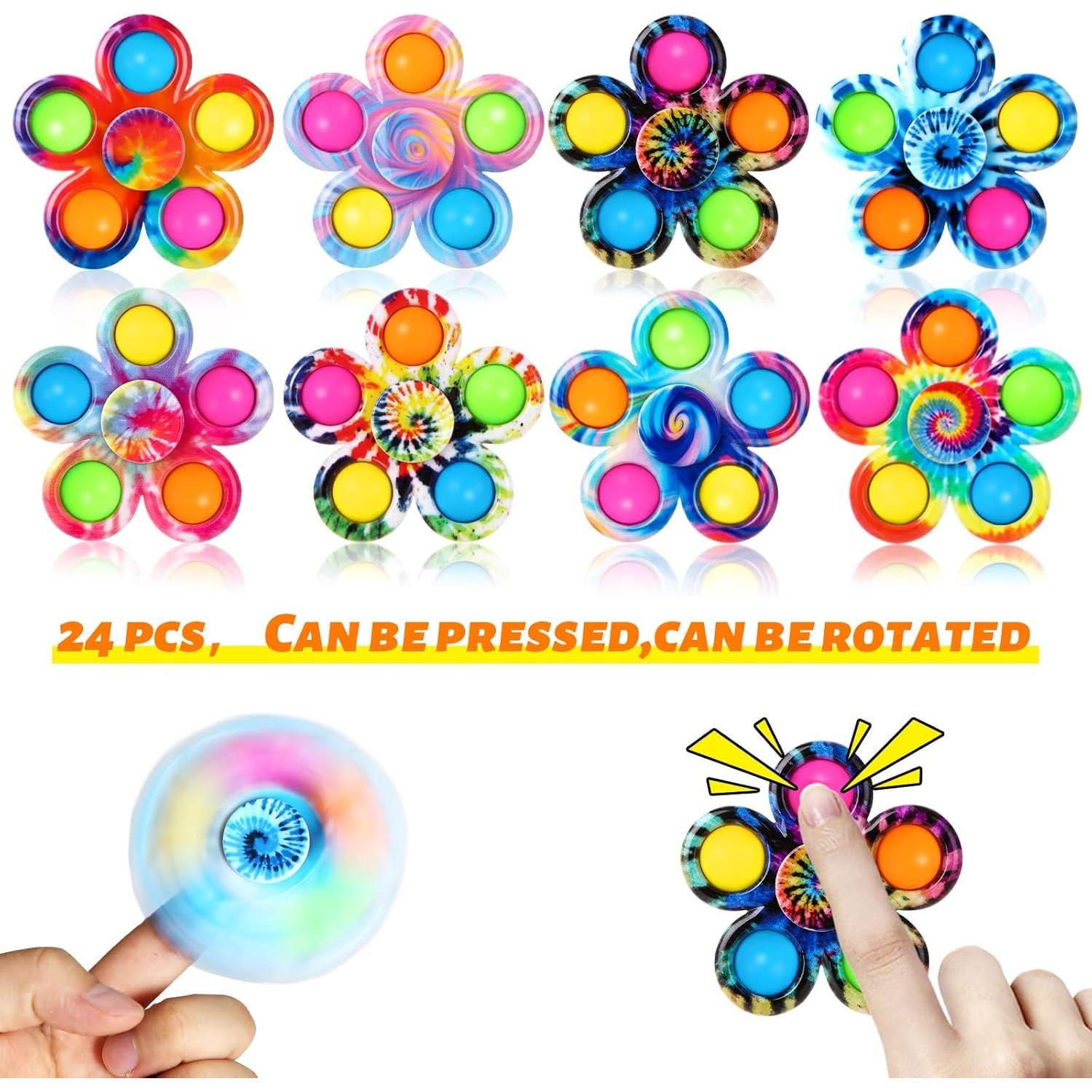 Paquete de 24 Spinners Antiestrés SCIONE para Niños
