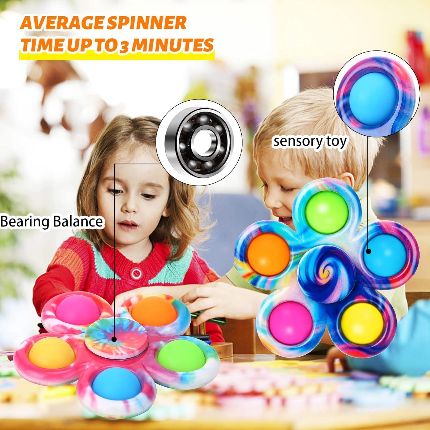 Paquete de 24 Spinners Antiestrés SCIONE para Niños