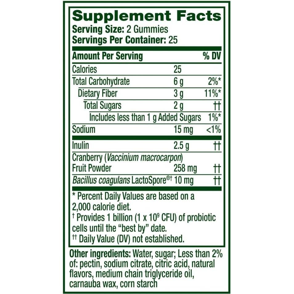 Gominolas Align Probiotico + Prebiotico 50 Unidades Salud Femenina